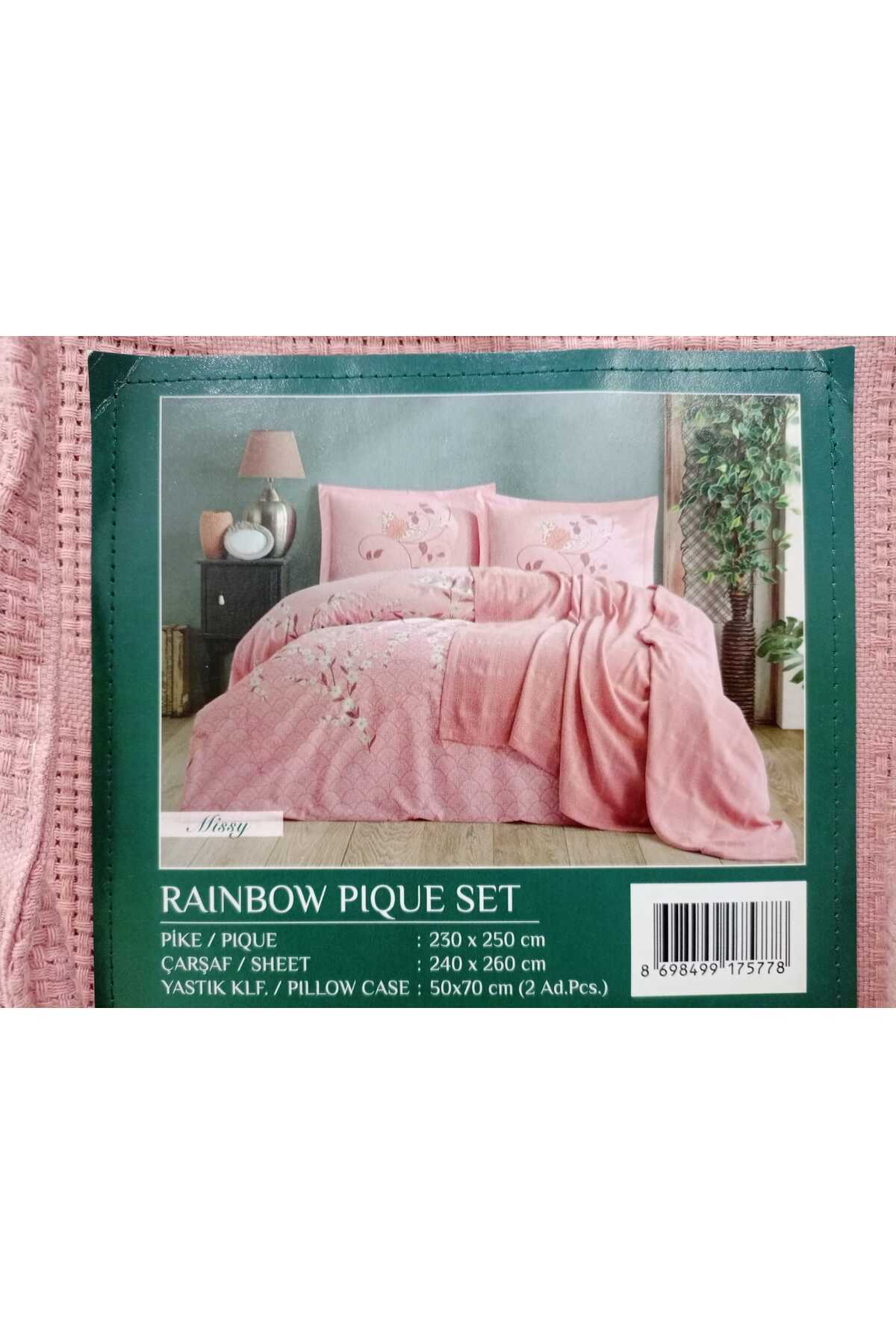 Hobby RAİNBOW PİKE SETİ ÇİFT KİŞİLİK 4