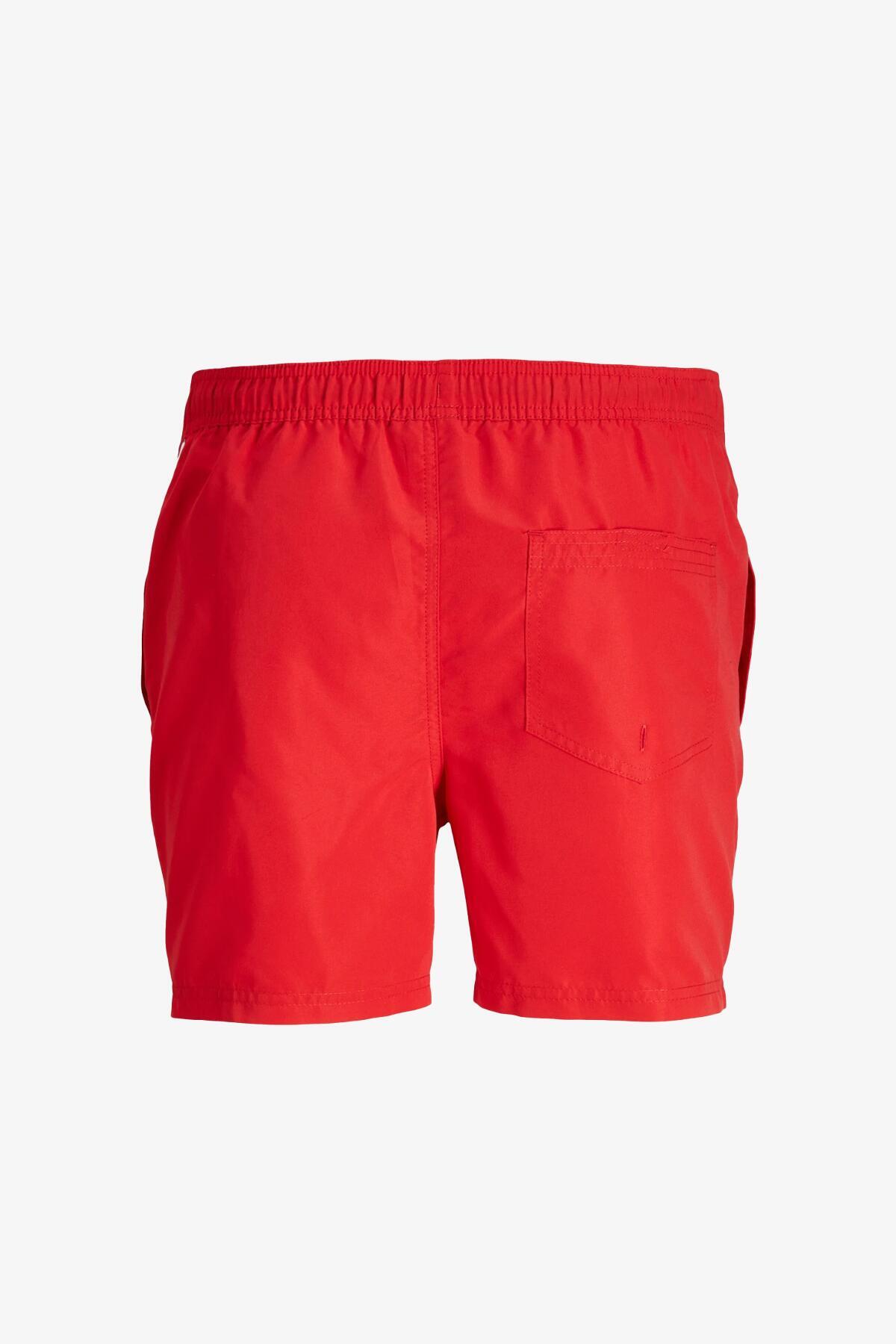 شورت مایو شنا مردانه قرمز Jpstfiji مدل Jjswim Solid Sn Ly کد 12225961-chine مردانه فاق نرمال | جک اند جونز Jack & Jones 12225961-Chine - تصویر 4