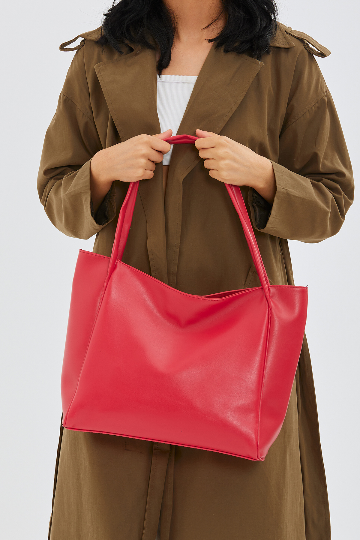 minebag-Salaş Maya Women's Shoulder Bag Red 5