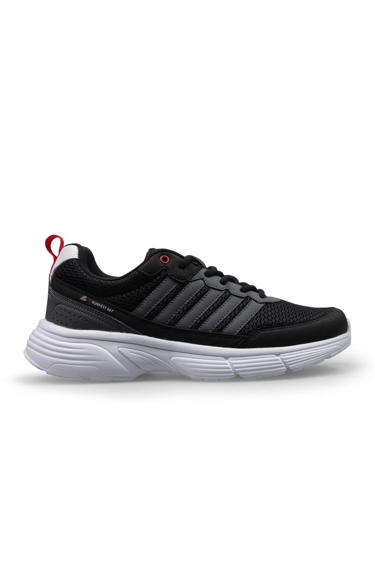 MP Runfest 987 Men s Running Lace up Black Grey Sports Shoes 1001