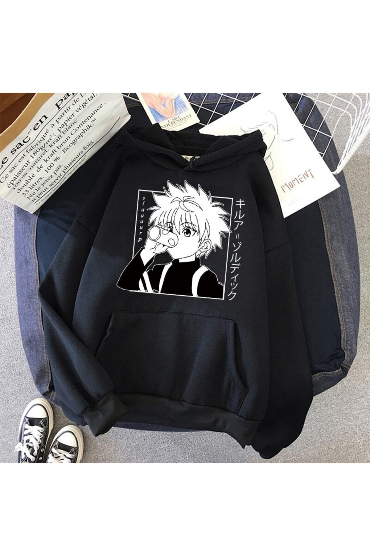 Anime Killua Hunter Hoodie Mod42 12130 Black