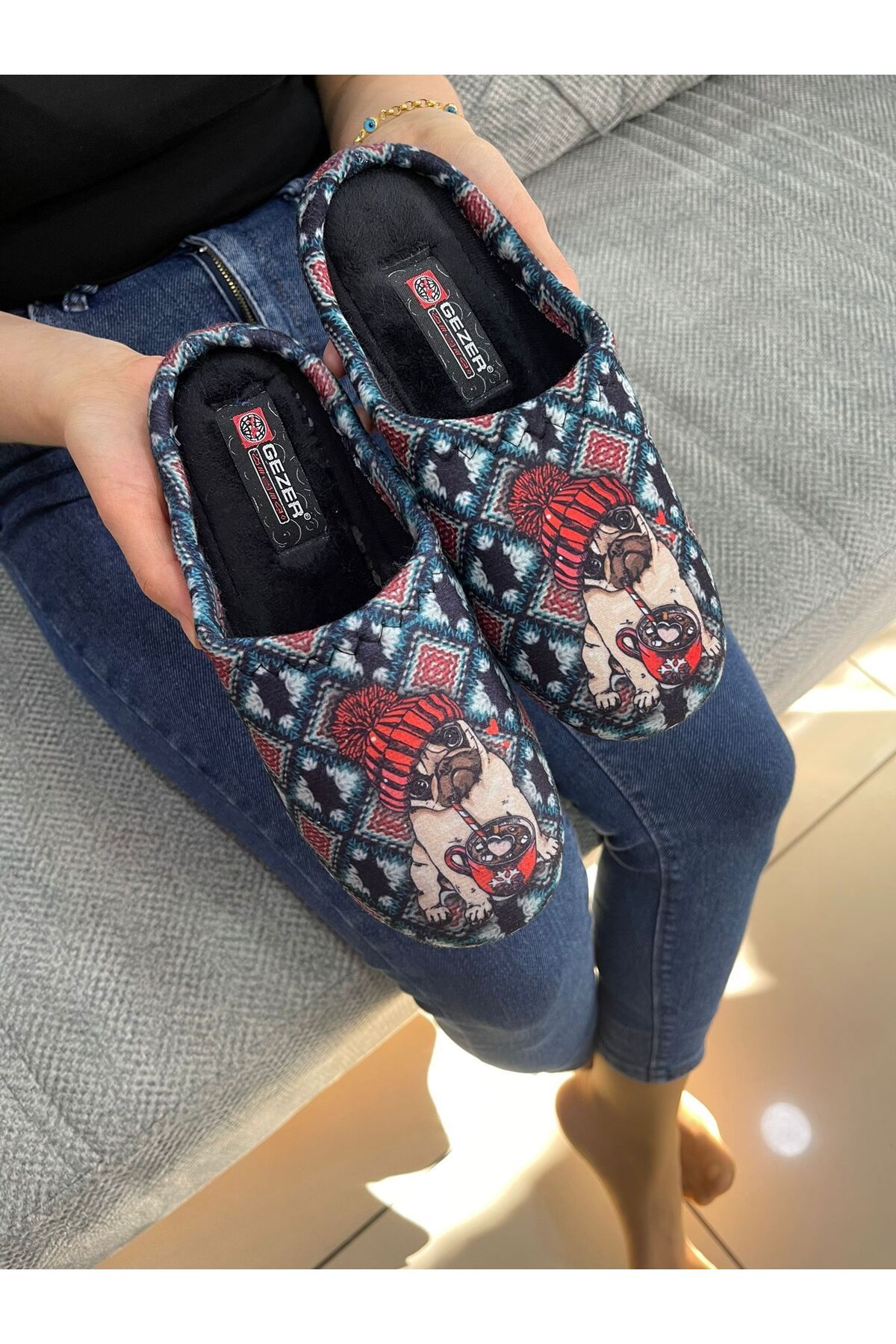 GEZER-TOWEL WINTER HOME SLIPPERS 6
