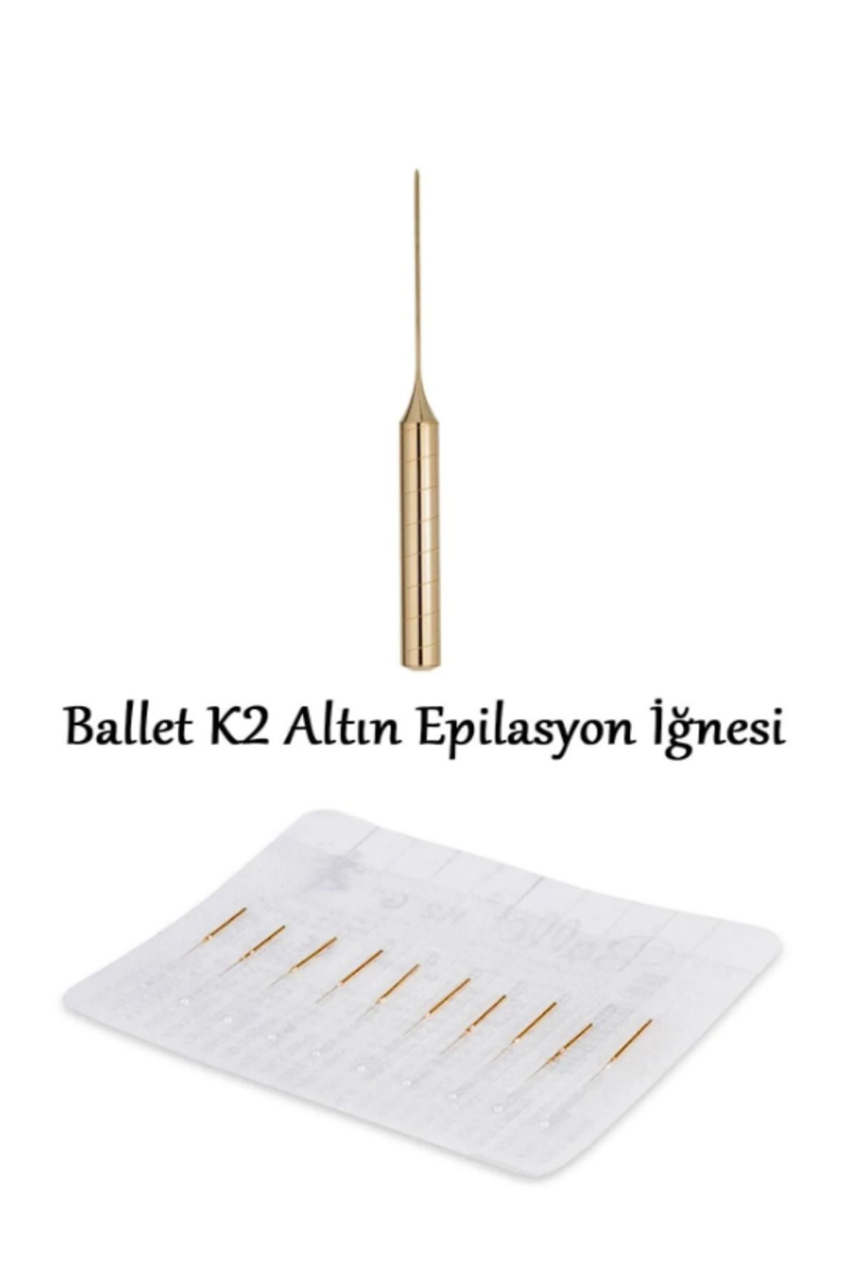 سوزن اپیلاسیون K2 سوزن طلایی 5 عدد Ballet