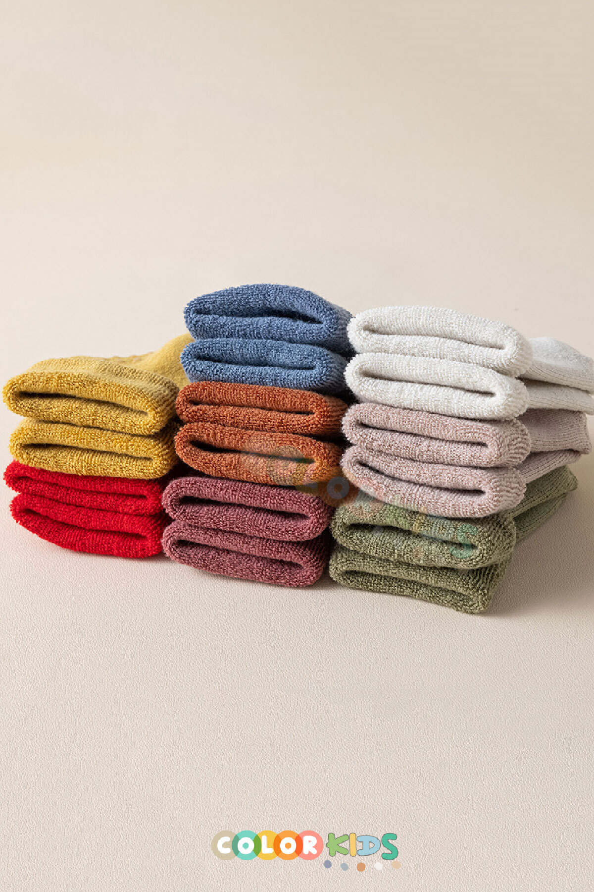 Color Socks 5'li Erkek Bebek Kışlık Havlu Çorap (ISI EMİCİ) fotoğrafı 6 (önizleme)