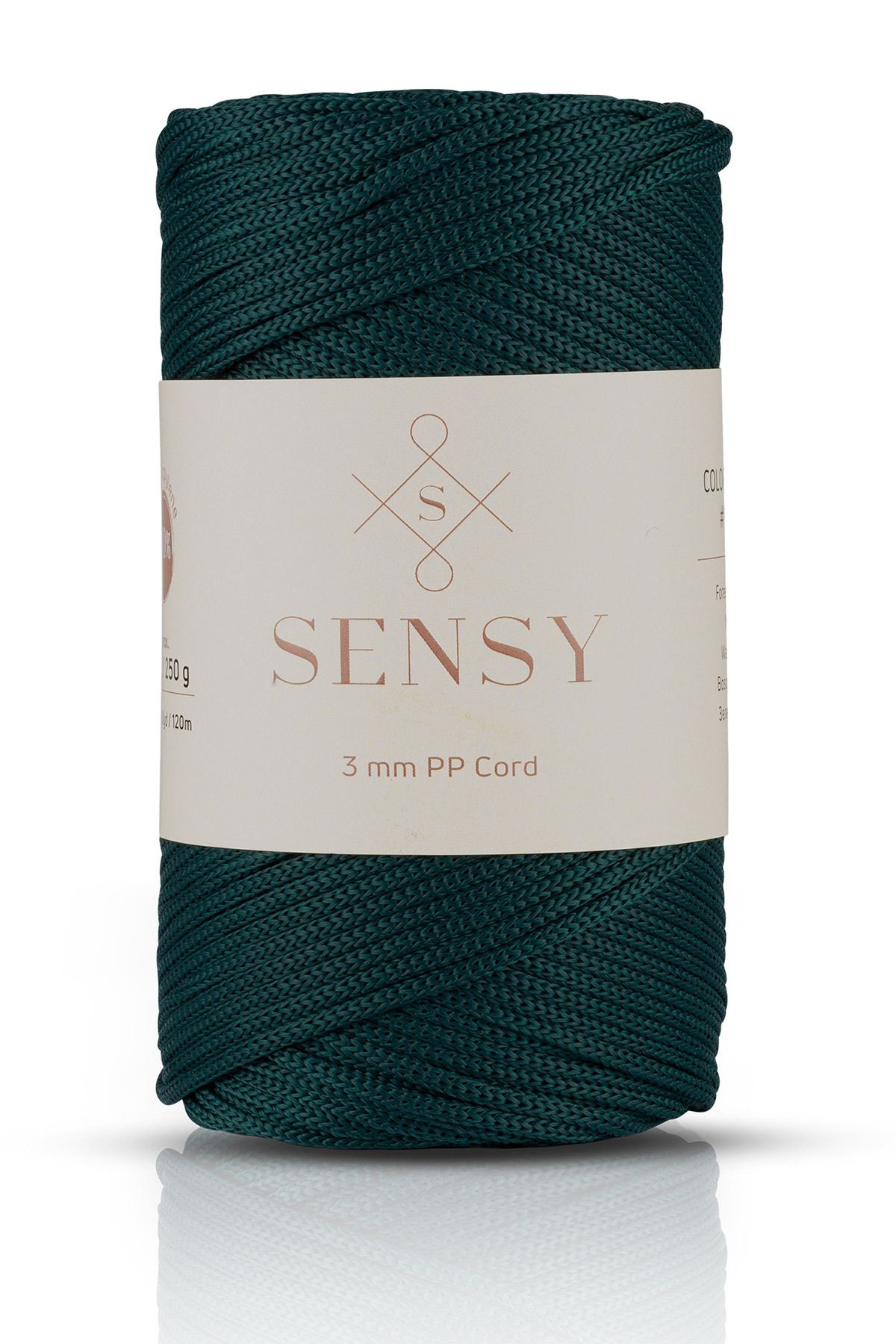SENSY-3 Mm - 250 gr Polyester Macrame Thread Green 120 M Polyester Macrame Thread Suppla Rope And Bag Thread 1