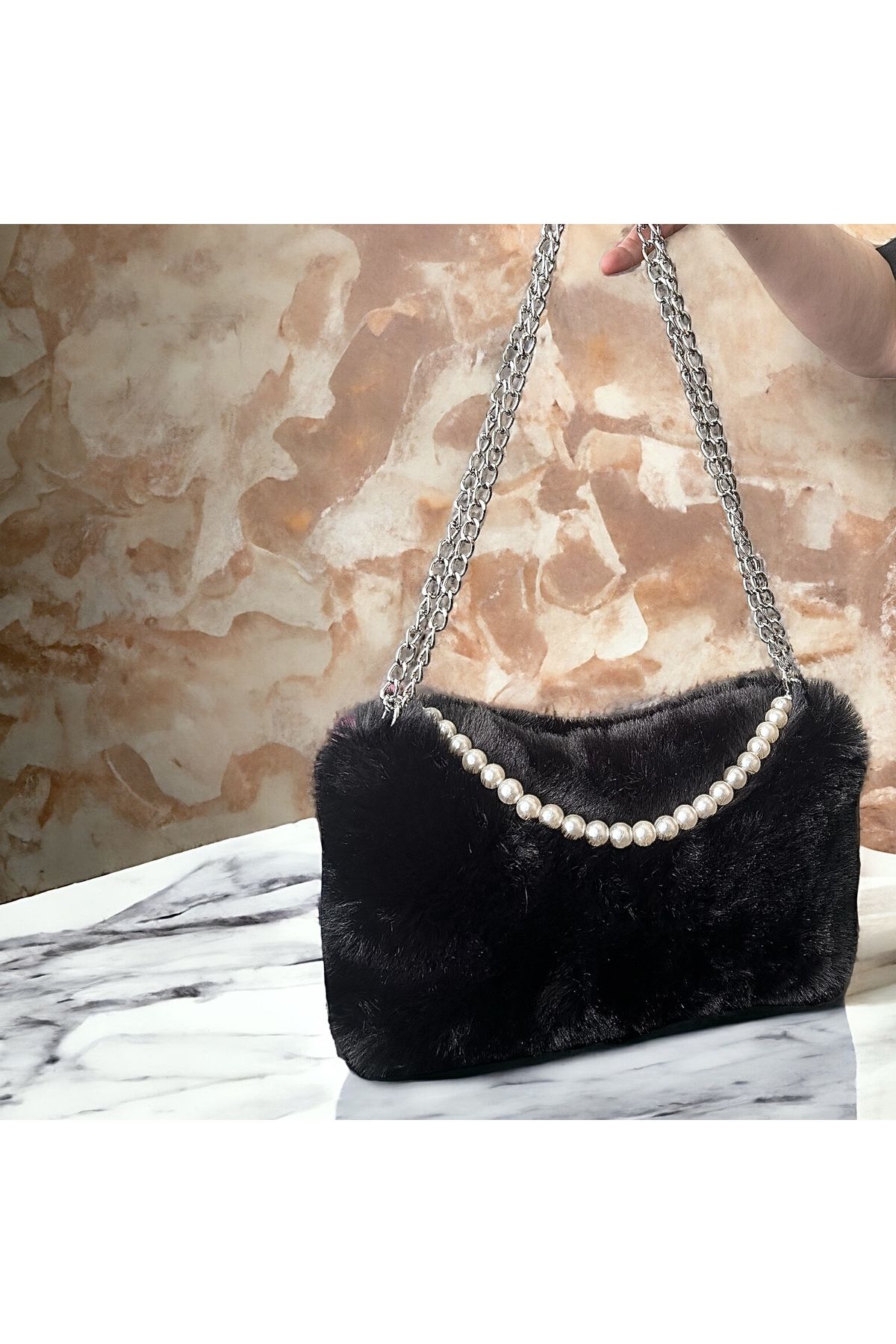 Chanel plush store messenger bag
