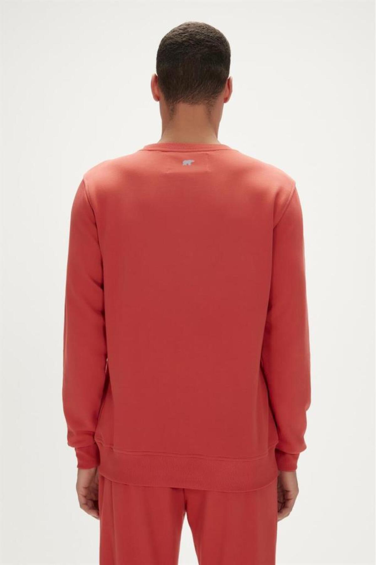 سویشرت مردانه نارنجی بد بیر | TYCC1WEX4N169781019088444 اورجینال - تصویر 2