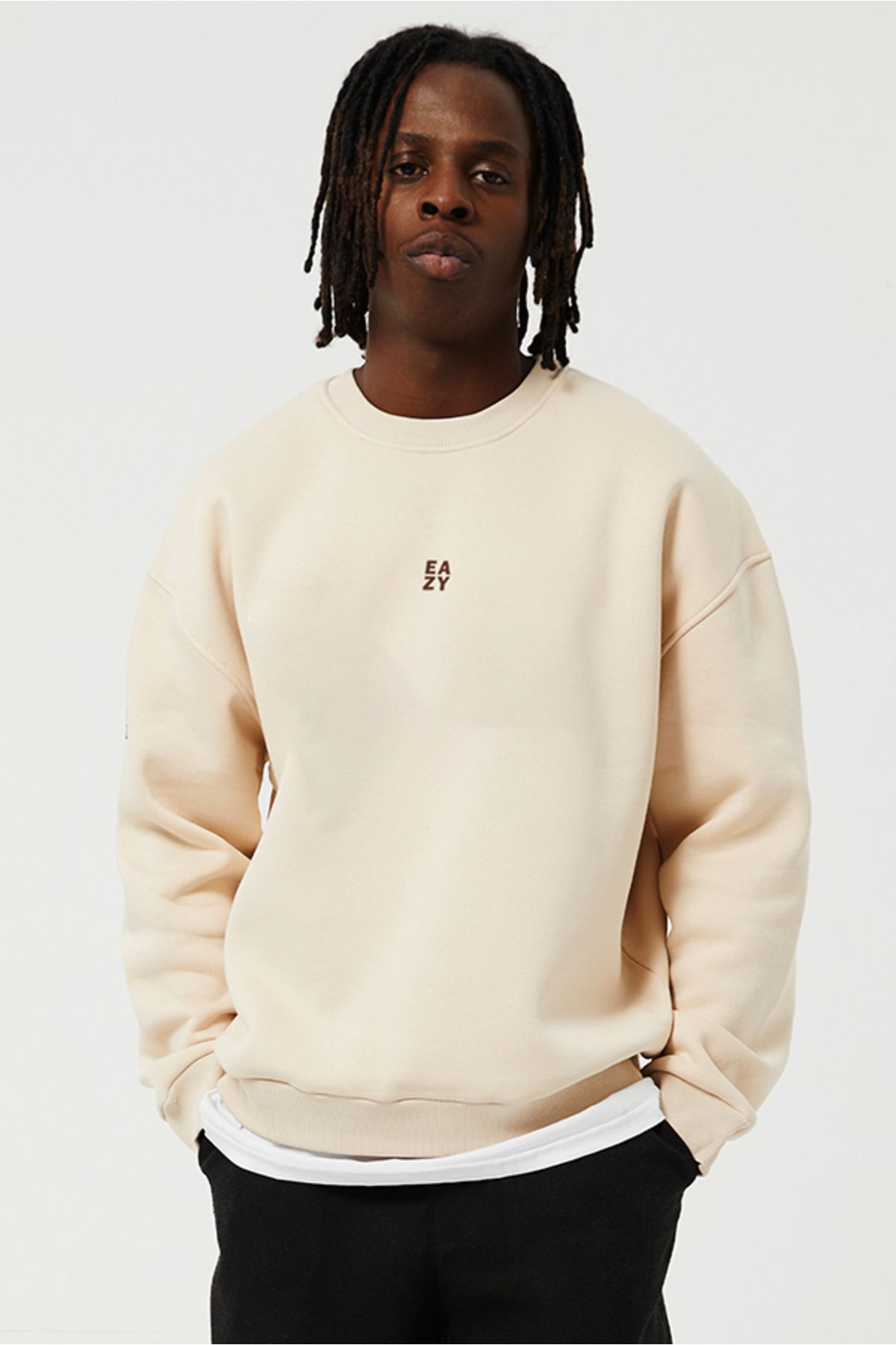 Camel crew neck sweatshirt sales