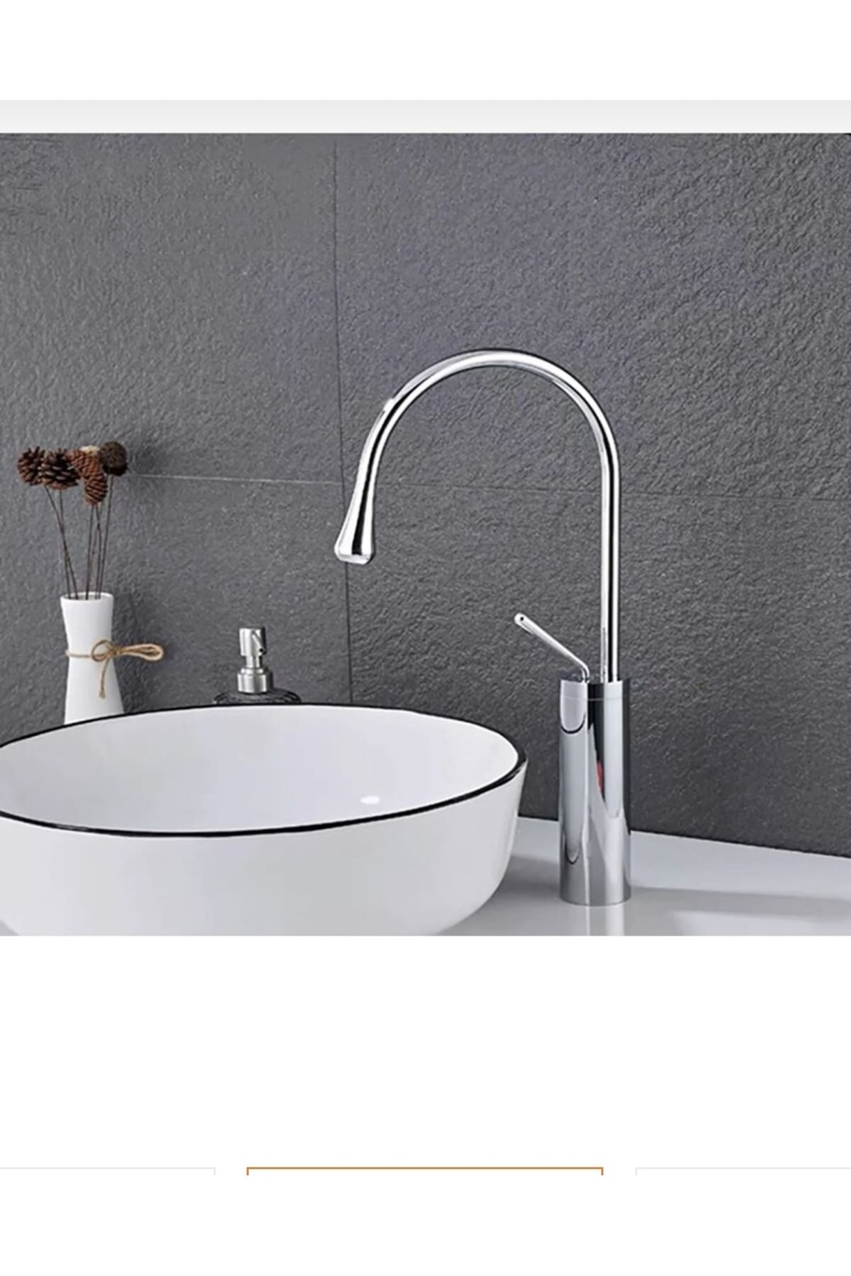 İSAOĞLU YAPI-Bowl Sink Mixer Sink Faucet Drop Design Sink Faucet 2