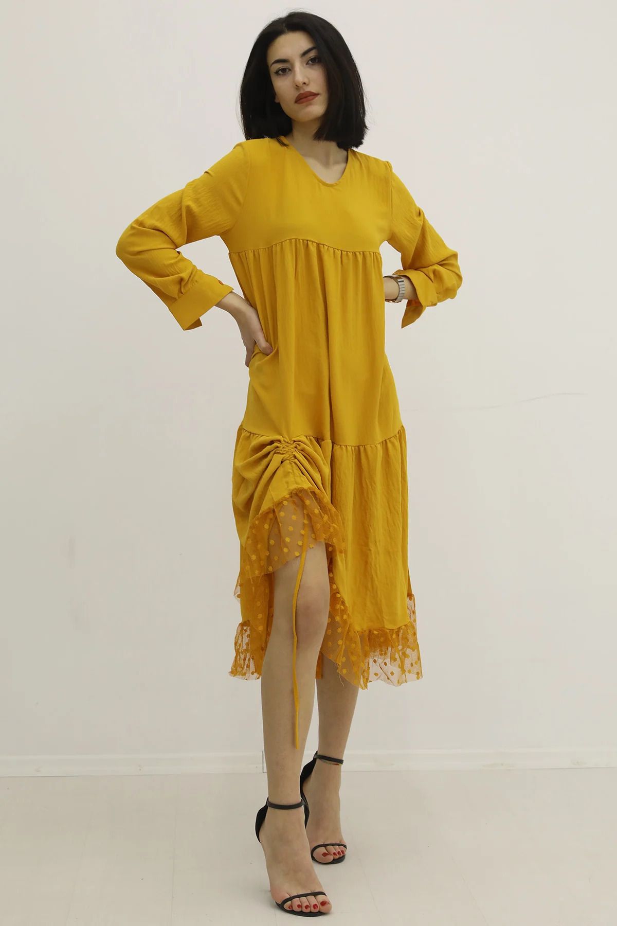 Yellow hot sale tight jumpsuit