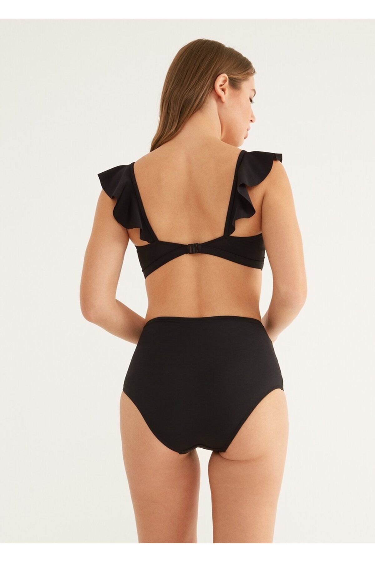 SUWEN-Brit rózsa Flounced Bralet bikinifelső 3