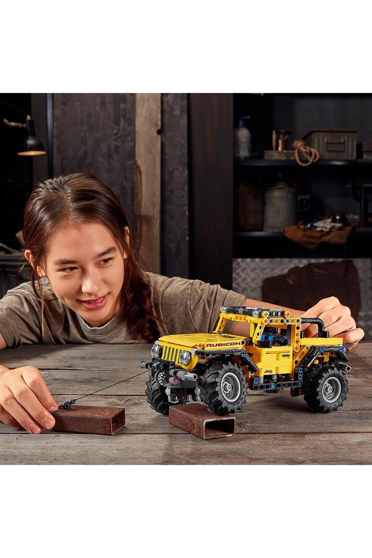 LEGO مجموعه مدل‌سازی وسیله نقلیه برای علاقه‌مندان به خودرو لگو تکنیک جیپ رنگلر 42122