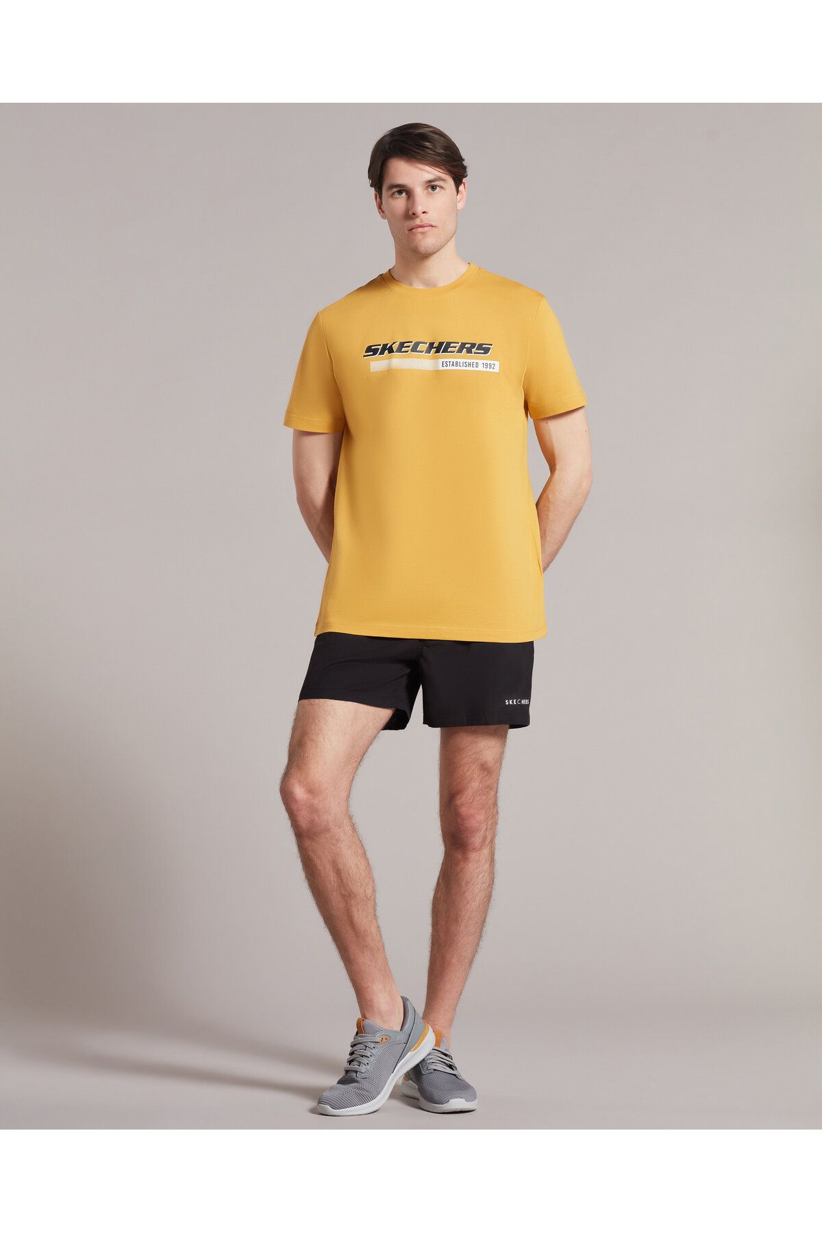 Skechers t online shirt yellow