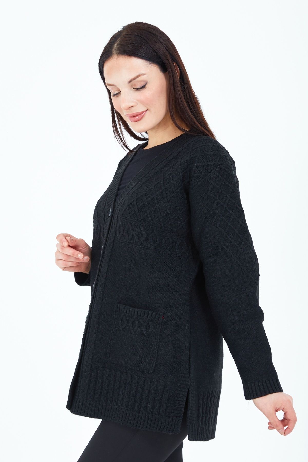 Cos textured knit cardigan hotsell