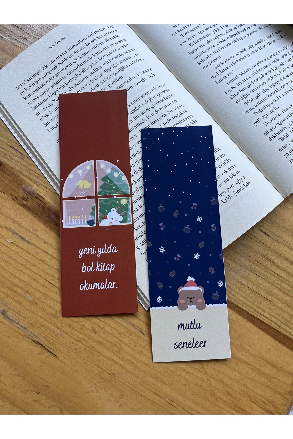 Sumicorn Design-New Year's New Year Themed Cute Bookmarks Set of 4 3