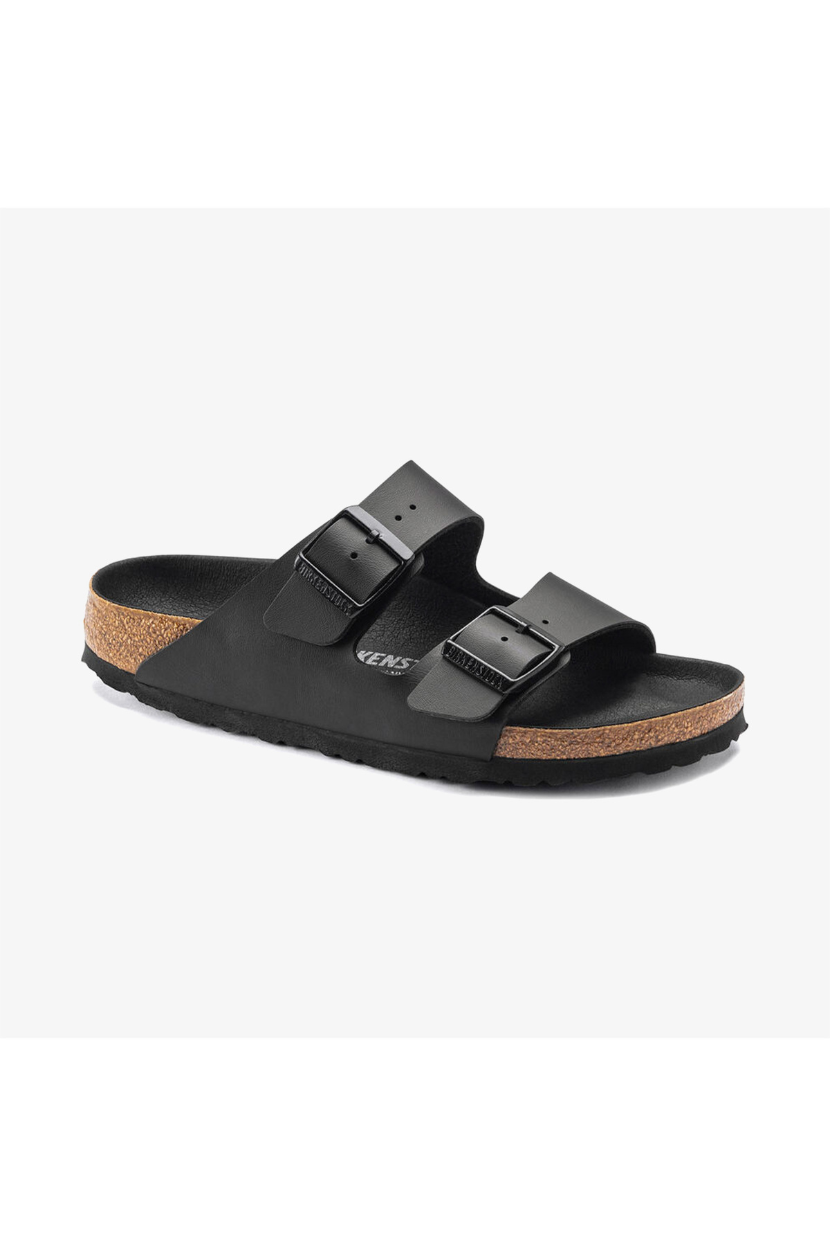 دمپایی بیرکن استاک مردانه چرم اصل مشکی مردانه زنانه راسته      کژوال/روزمره | Birkenstock 1019069 TR - تصویر 4