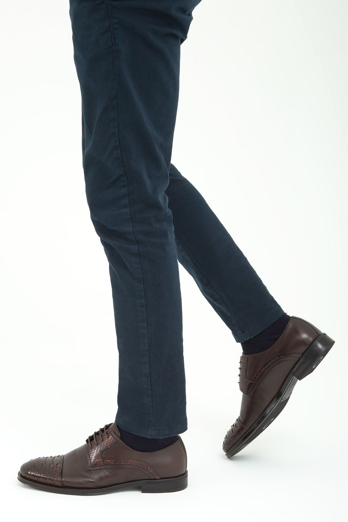 Tamer Tanca Pantofi Clasici Pentru Bărbați Din Piele Naturală 183 25156 Erk Ayk Sk22/23 Masculin - 41
