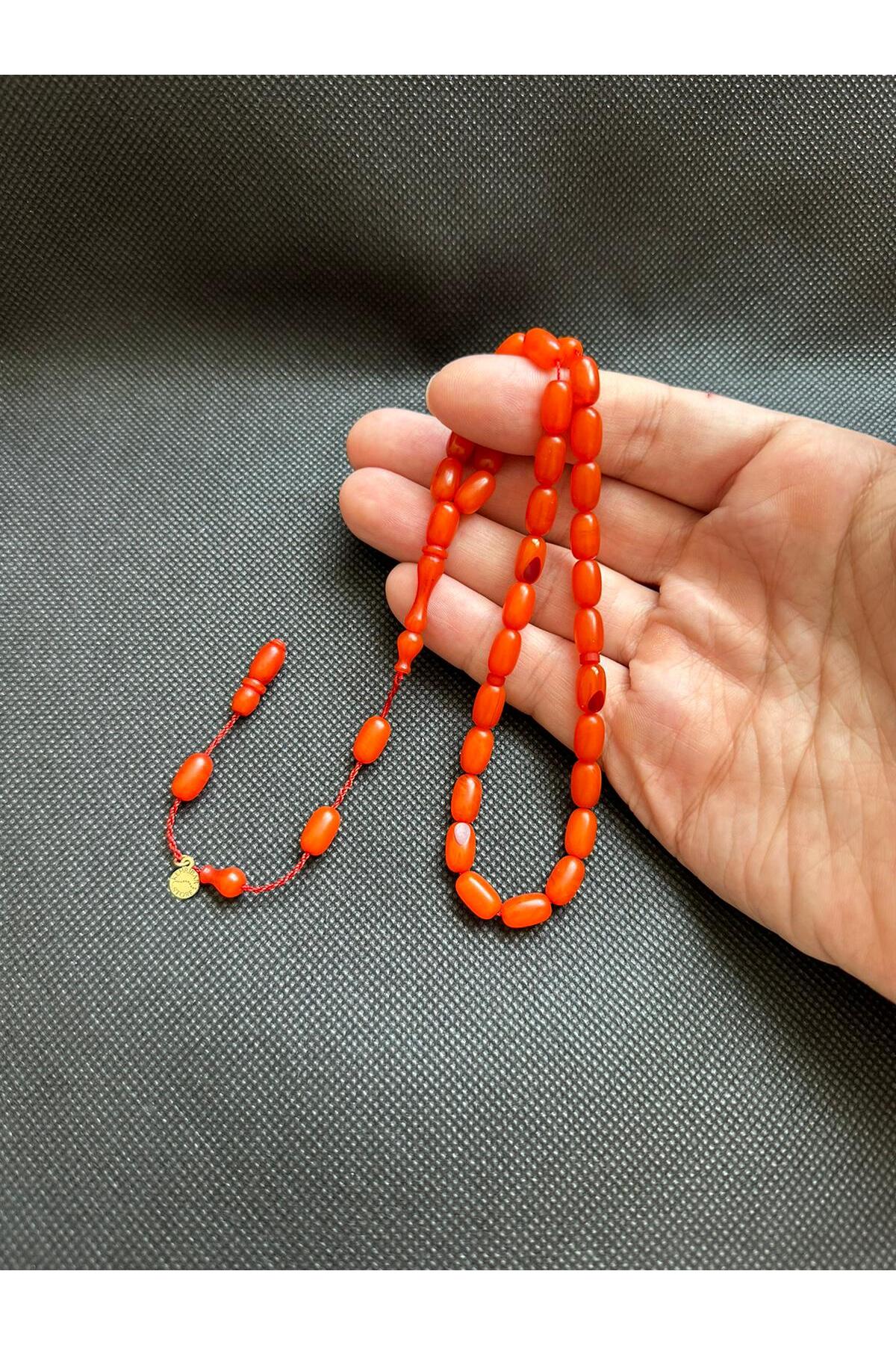 Male Ottoman Squeeze Amber Habbeden Patinated Parable Master Workmanship Rosary Certified