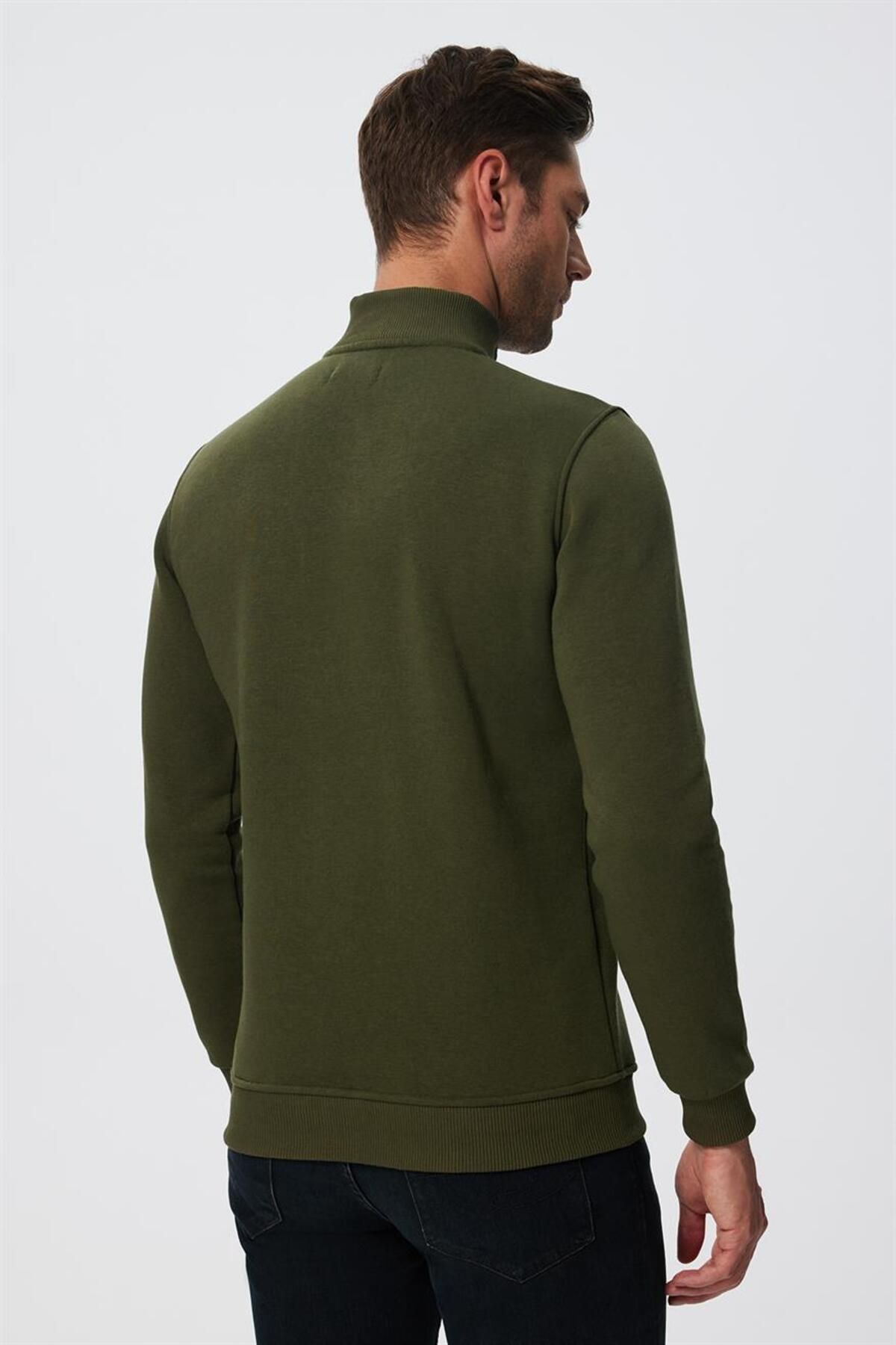 سویشرت سبز مردانه دیلن ژاکی اورجینال Lee Cooper