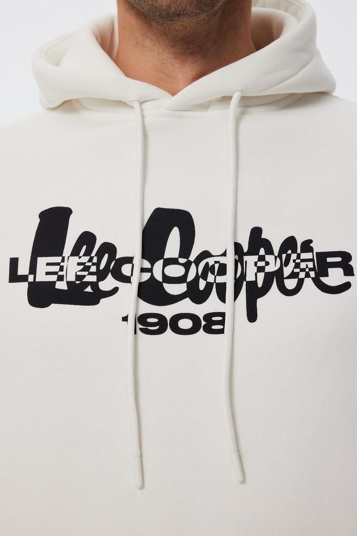 سویشرت سفید مردانه گوری اورجینال Lee Cooper