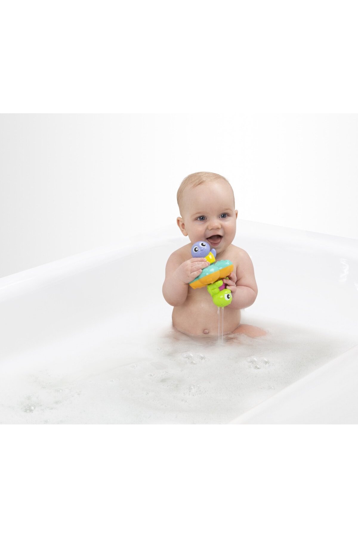 Playgro - Topsy Turvy Turtle - Ters Çevrilebilir Kaplumbağa Banyo Oyuncağı fotoğrafı 5 (önizleme)