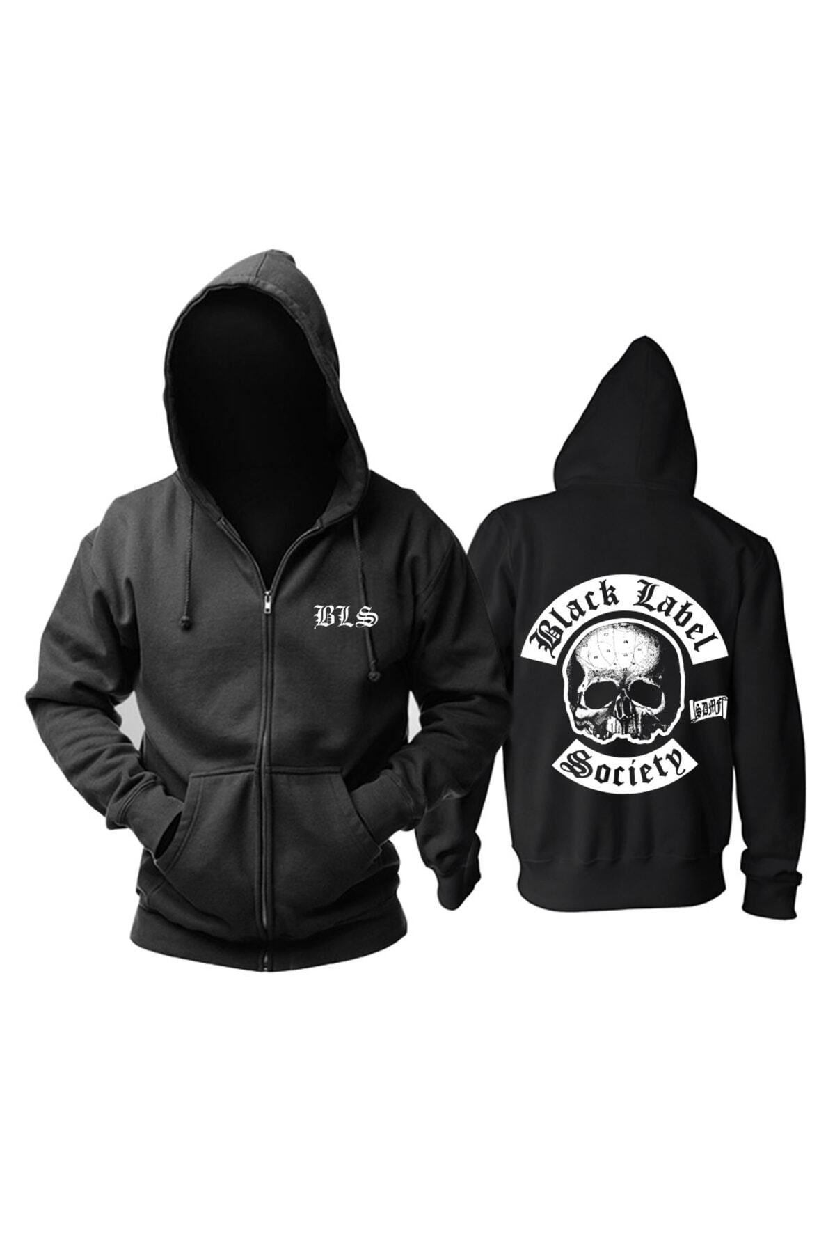 Tarzsokak Black Label Society Zip Hoodie Trendyol