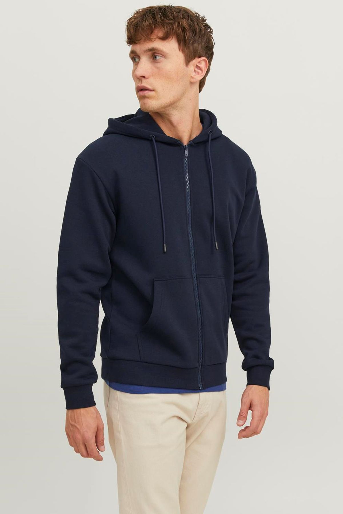 Jack Jones JJebradley Erkek Kap onlu Sweatshirt Zip Hood Noos Fiyat Yorumlar Trendyol