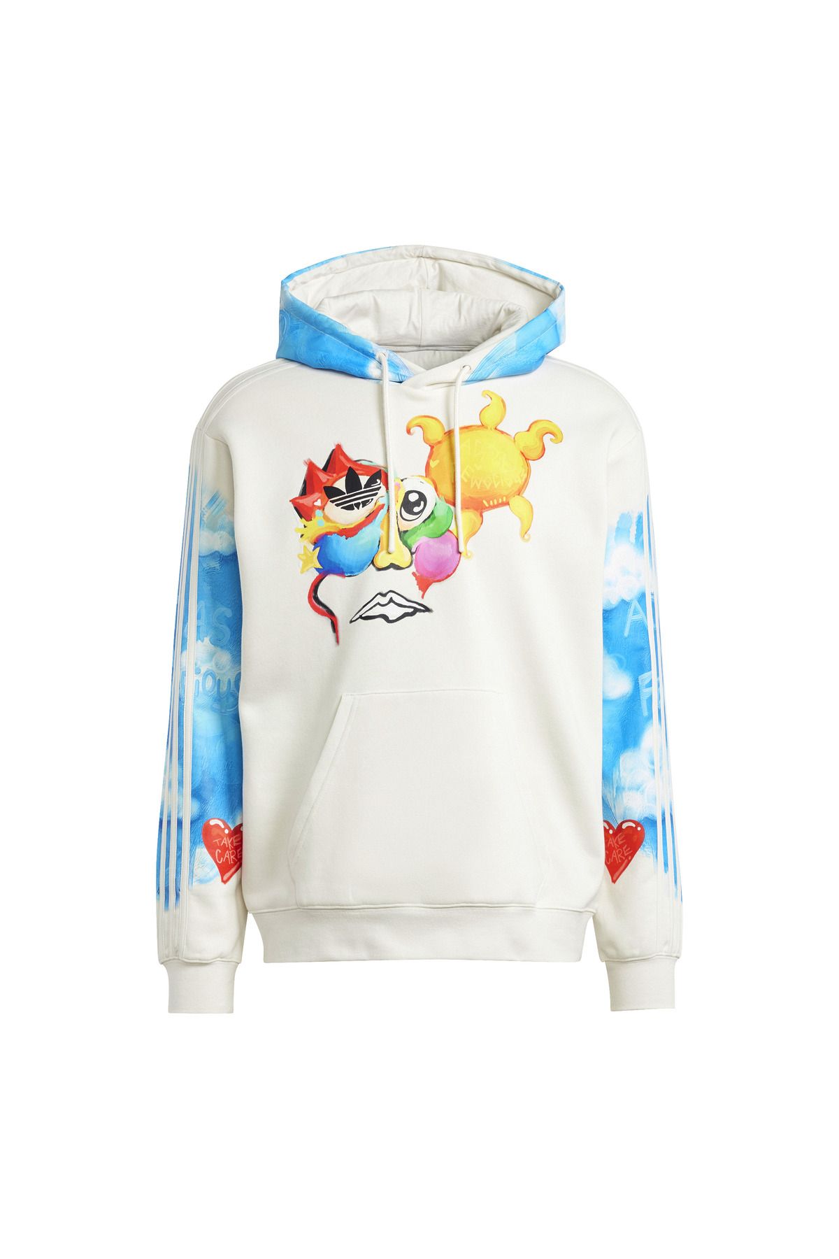 adidas Sweatshirt White Regular fit Trendyol
