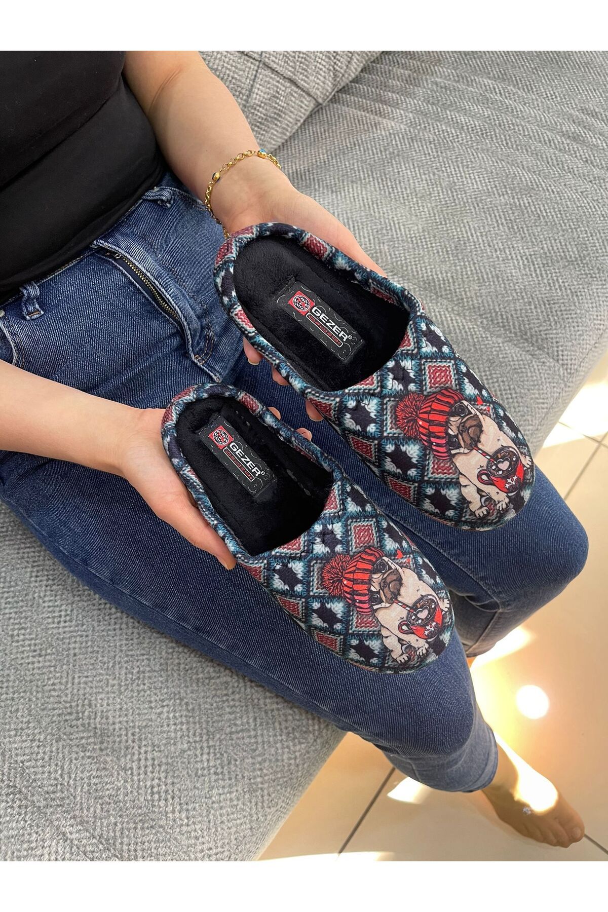 GEZER-TOWEL WINTER HOME SLIPPERS 2