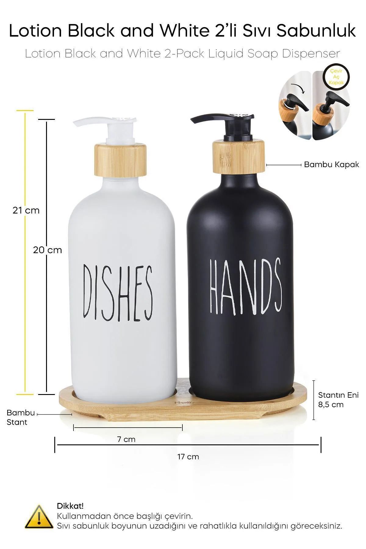 Hand soap 2025 dispenser set