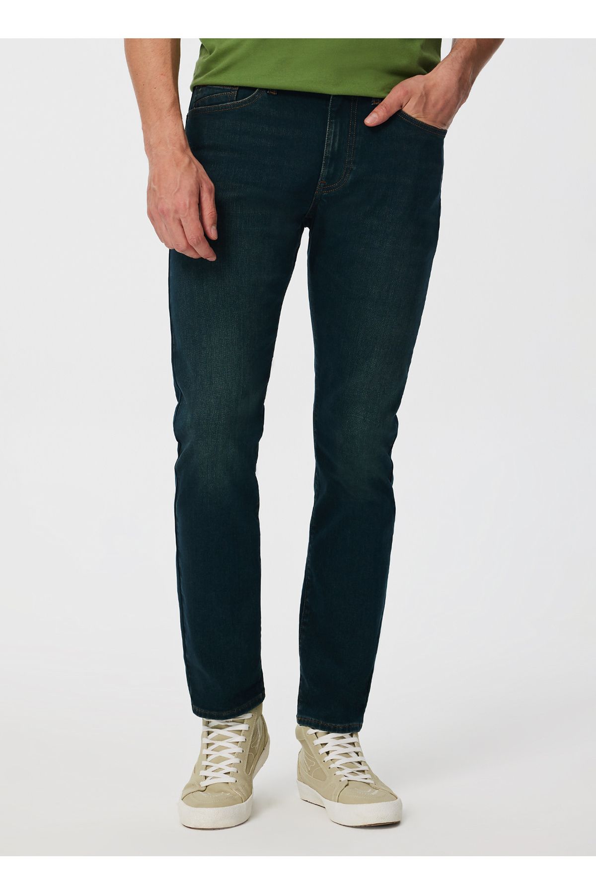 Lee Cooper شلوار جین مستقیم کمر طبیعی 241 LCM 121005 Harry Vezuv Carıbea