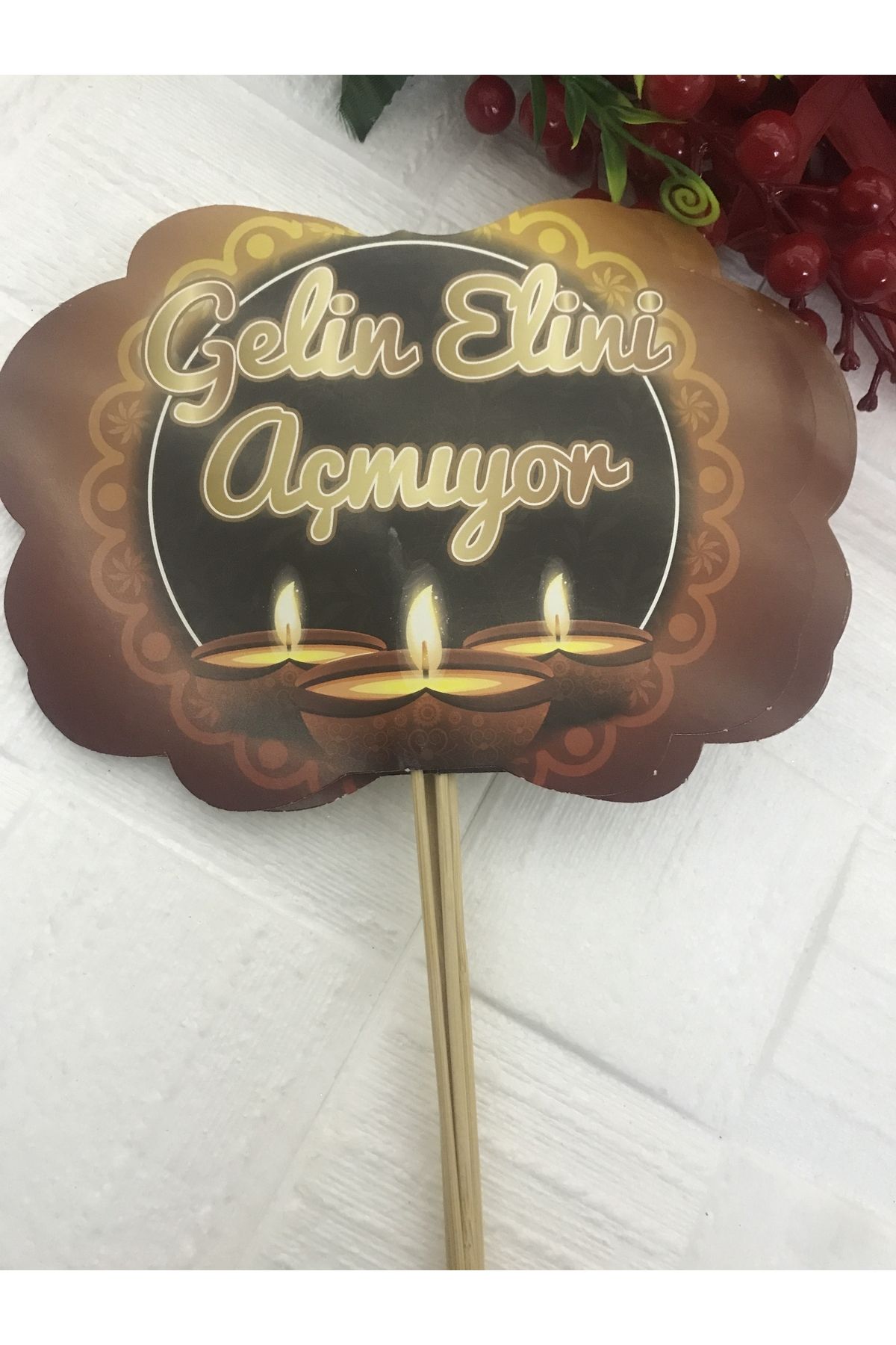 Deniz Party Store Gelin Elini Açmıyor ... Temalı Konuşma Balonu 5 adet