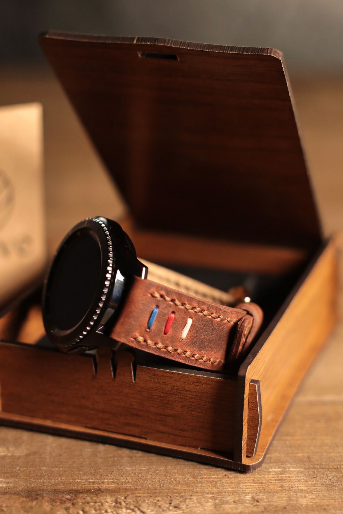 vagave Samsung Watch Leather Band Watch3 gears3 frontier3 22 Mm