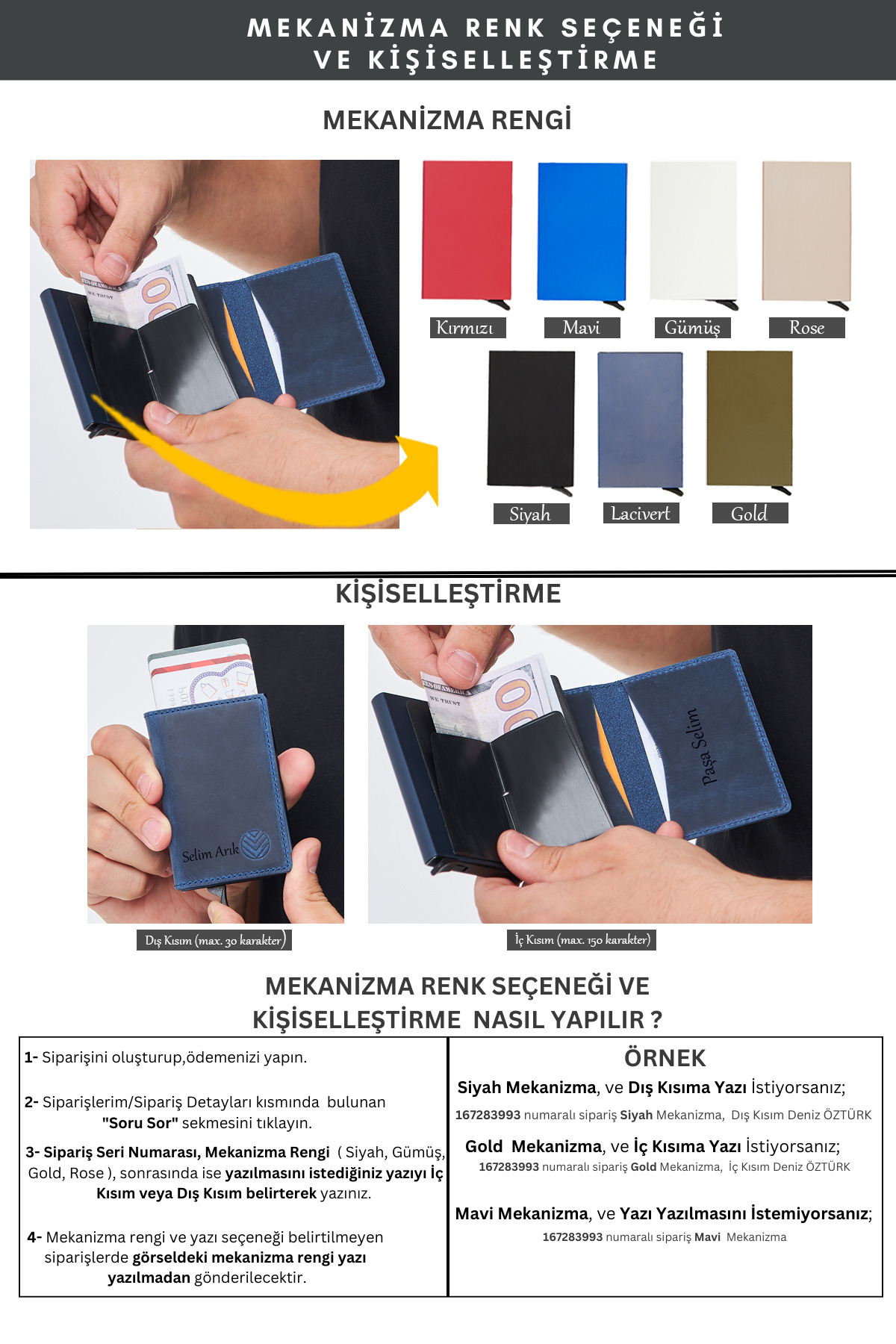 کیف پول مردانه آبی vagave | vagaveminimalist اورجینال - تصویر 3