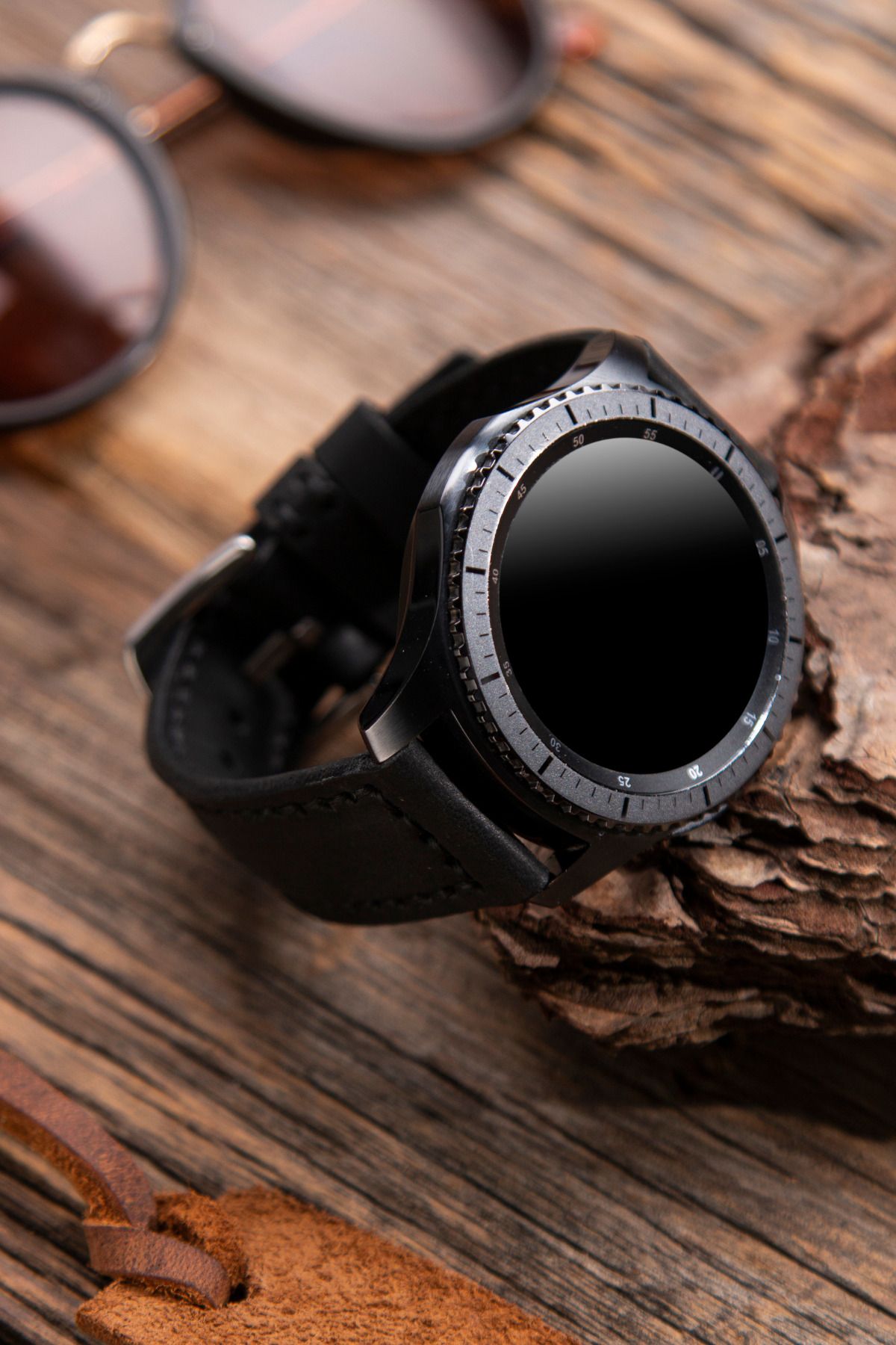 vagave Samsung Watch Leather Band Watch 3 Gear S3 Classic Frontier