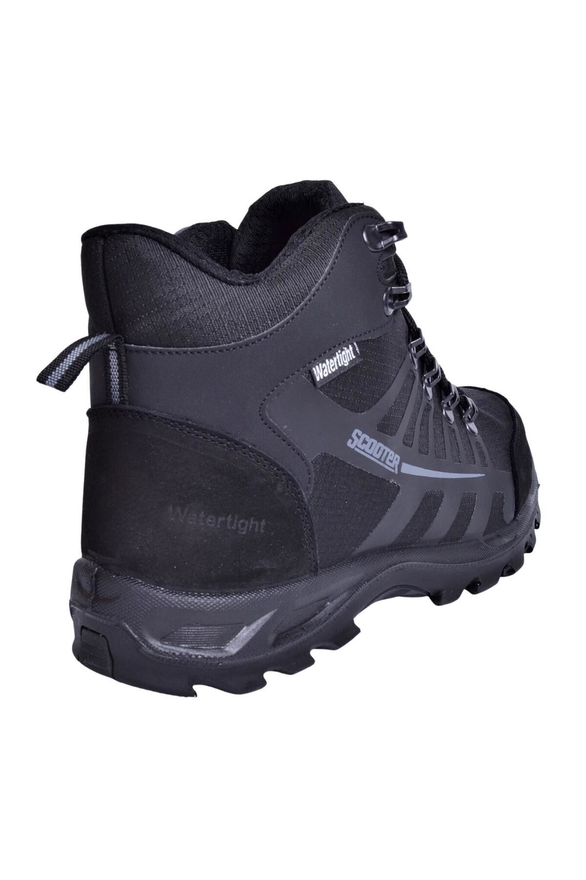 بوت مردانه مشکی Scooter | 54731 اورجینال - تصویر 4