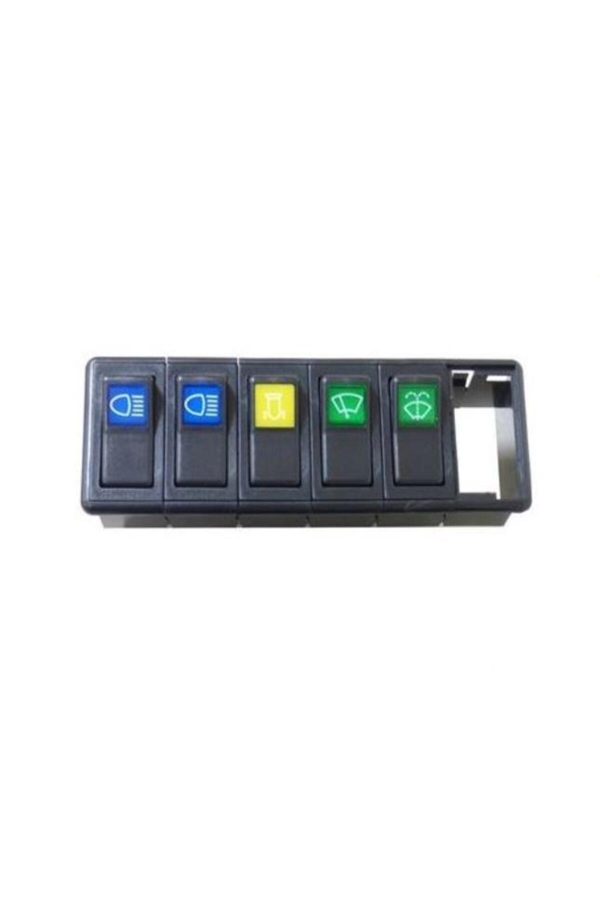 Genel Markalar 5 DÜĞMELİ KABİN ANAHTAR TAKIMI DÜĞME PANELİ