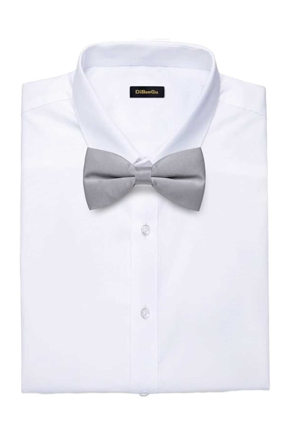 Trenderrs Papion Din Satin De Culoare Solidă Pentru Bărbați Masculin - Single Dimension