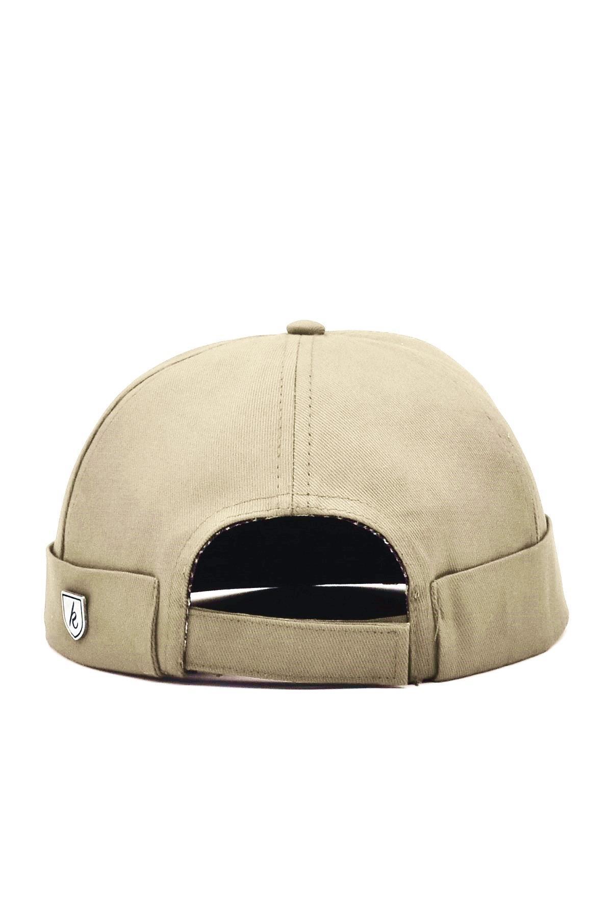 Külah Bej Hiphop Docker Şapka u00100 Pamuk Katlamalı Cap KLH6898