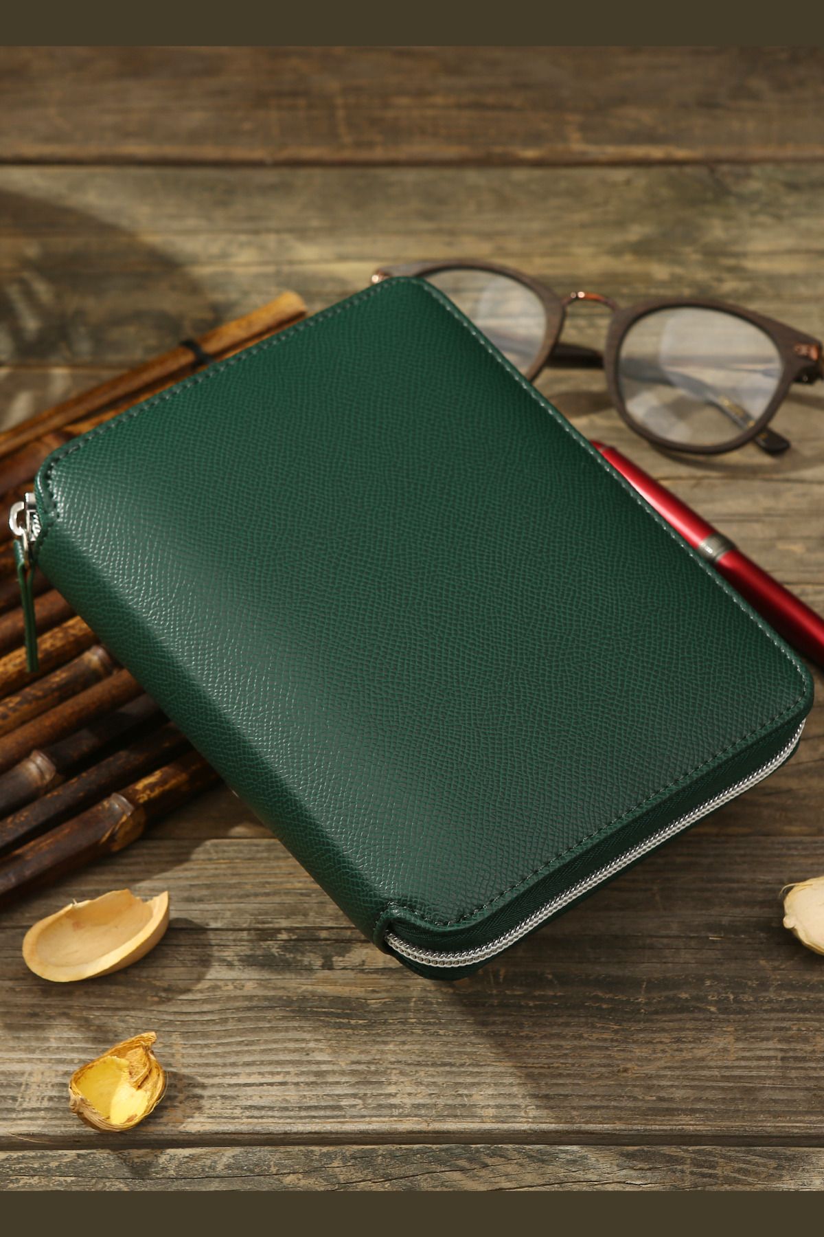 Victoria's Journals-Folder cu fermoar Organizator Notebook A6 cu rigle 5