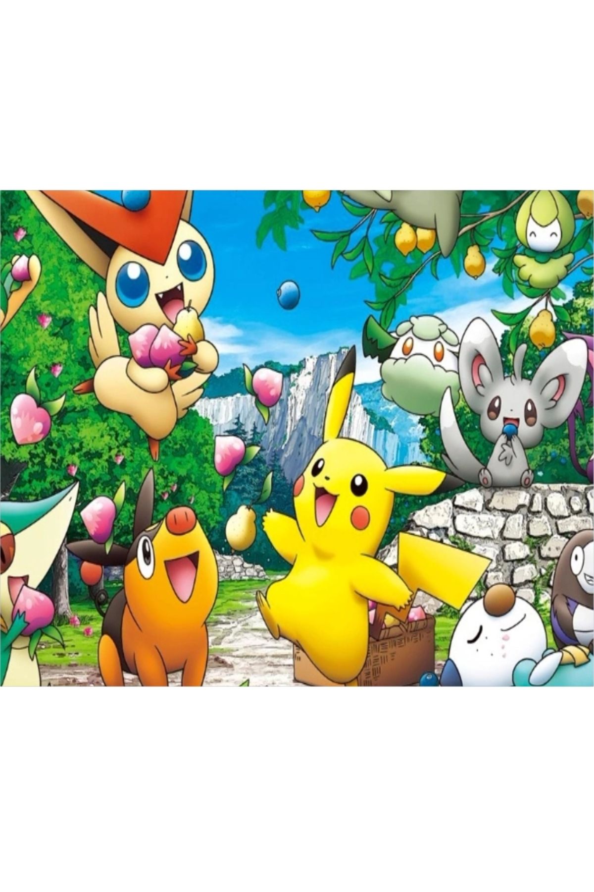 Atölye7Tasarım-Pokemon Large Size 20x24 cm A4 Edible Pastry Cookie Candy Pulp Paper Print Rectangular 3