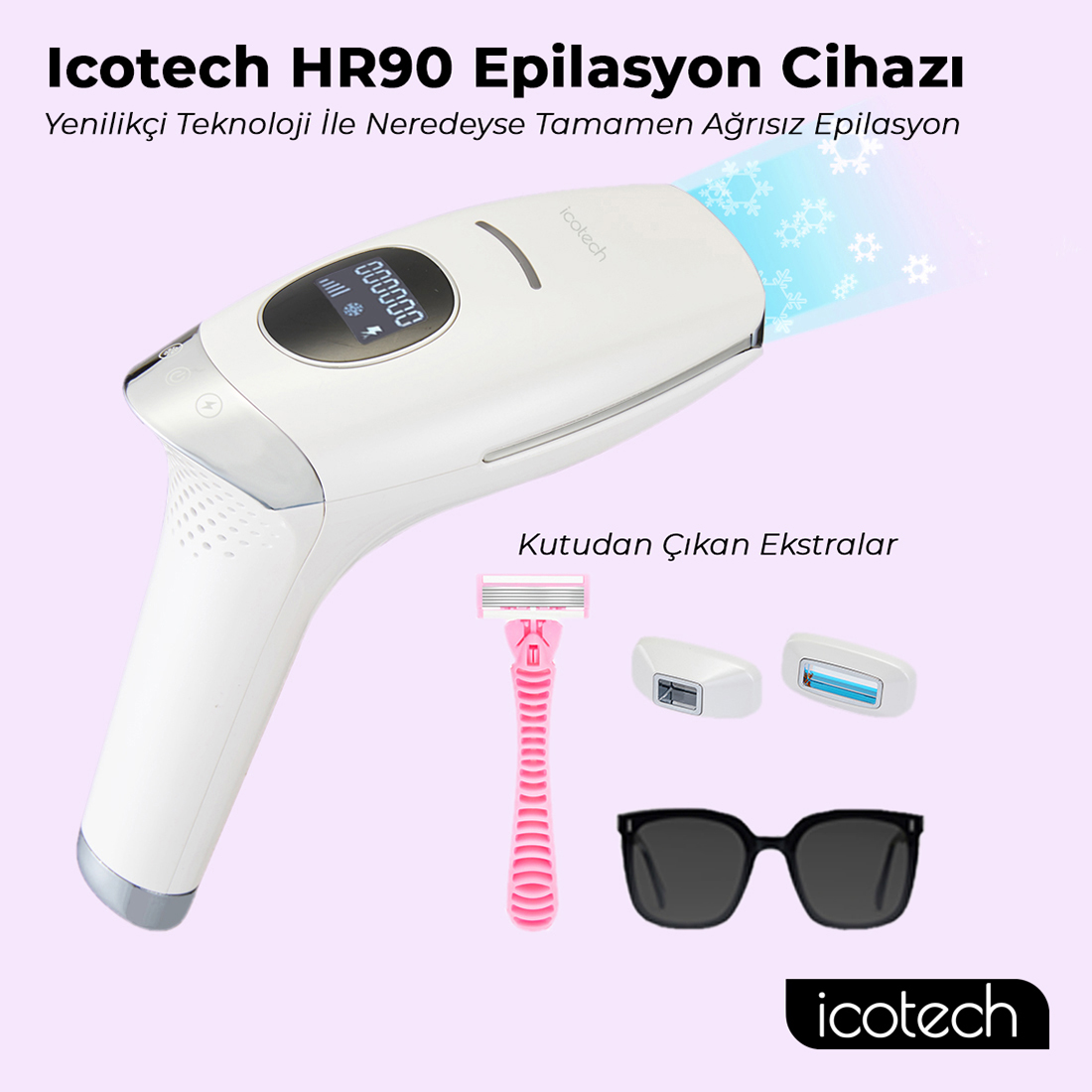 Buz Başlıklı Epilasyon Cihazları ICOTECH