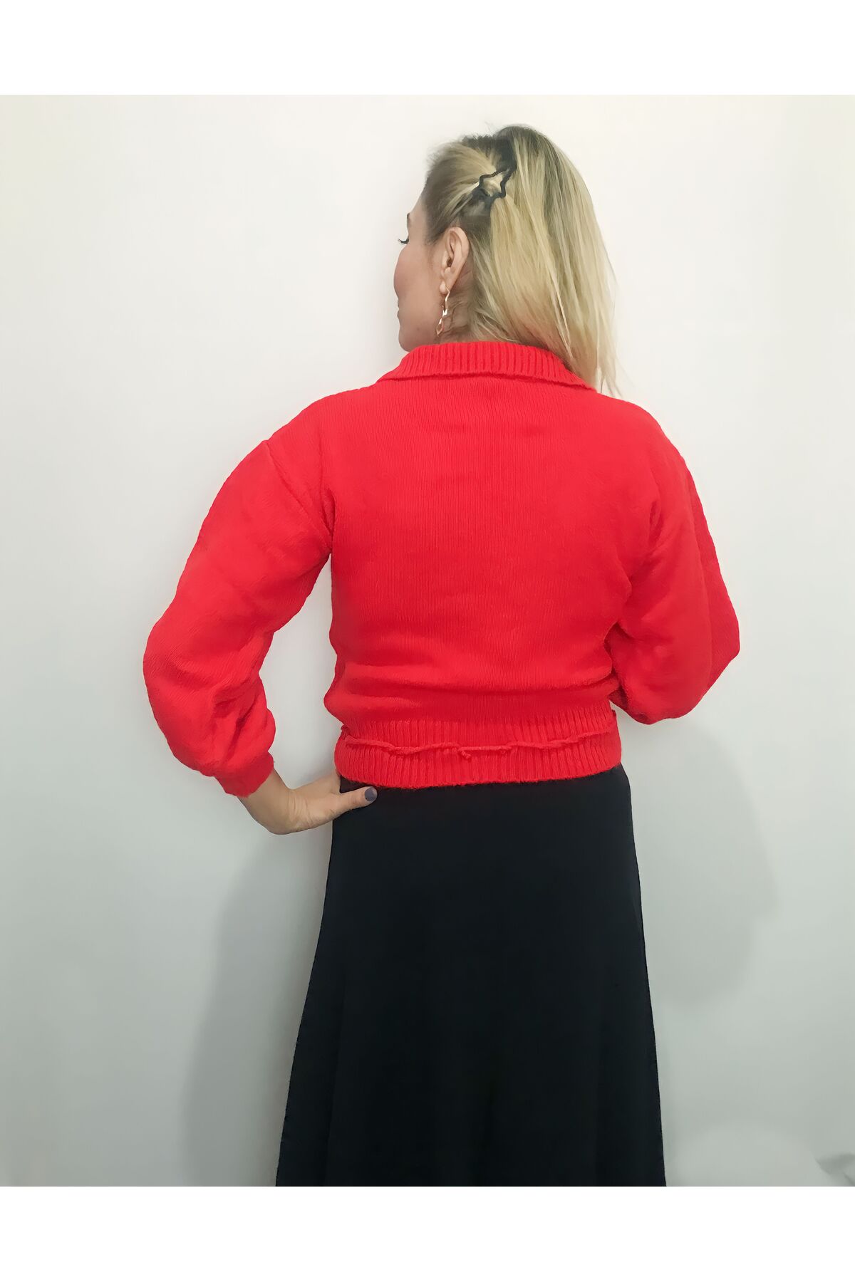 Volumex Nar çiçeği rengi kazak Fiyatı, Yorumları - Trendyol