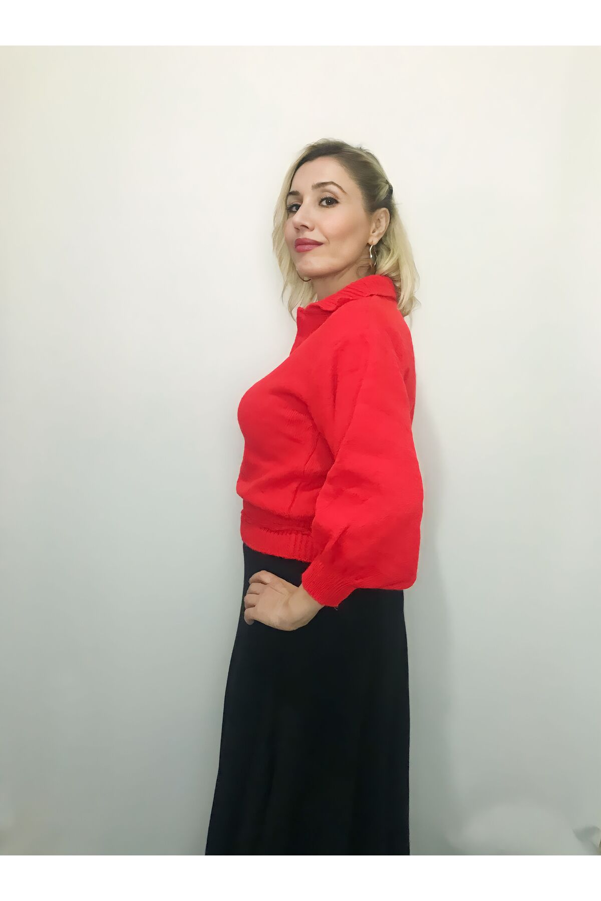 Volumex Nar çiçeği rengi kazak Fiyatı, Yorumları - Trendyol