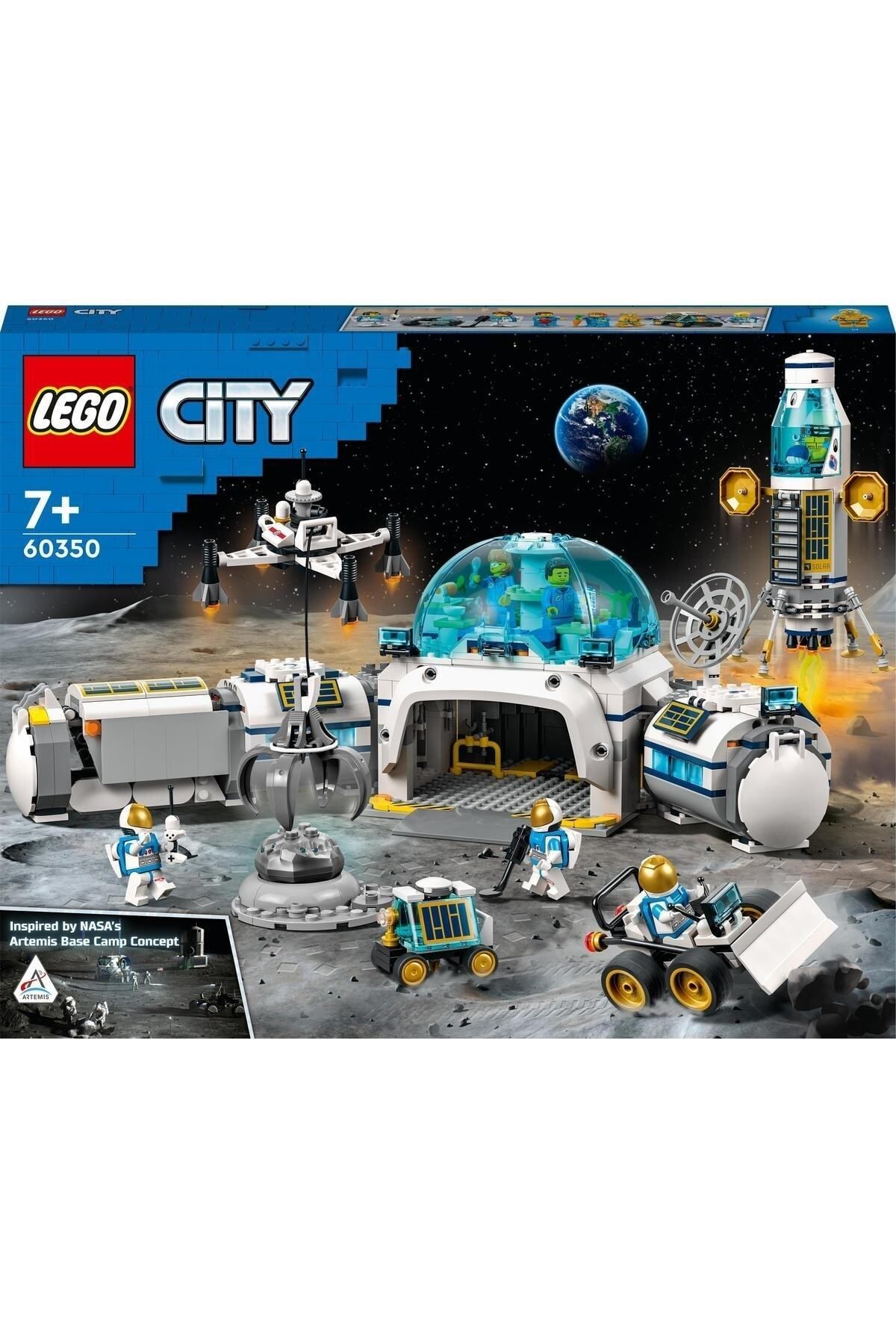 LEGO ® City Lunar Research Base 60350 - Toy Construction Set for