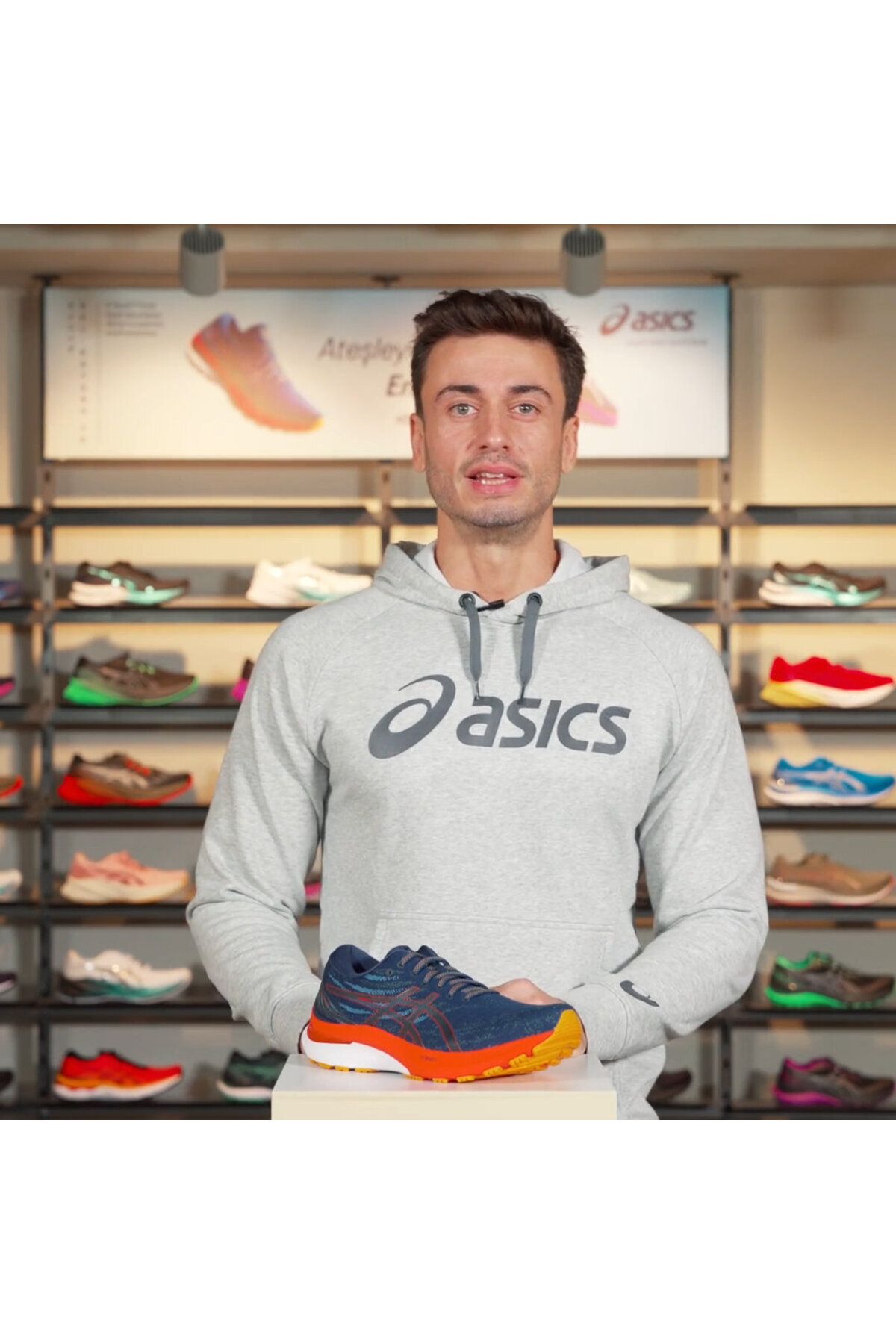 Asics کفش دویدن مردانه ژل-کایانو 29 آبی سرمه ای 1011B440-404