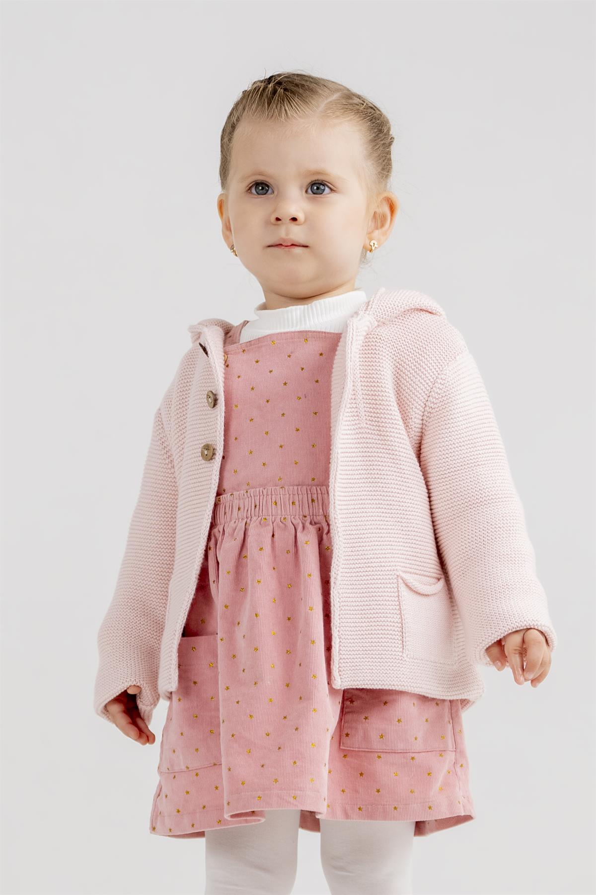 Minora Triko Ünisex Çift Katlı Kapşonlu Hırka PEMBE fotoğrafı 2 (önizleme)