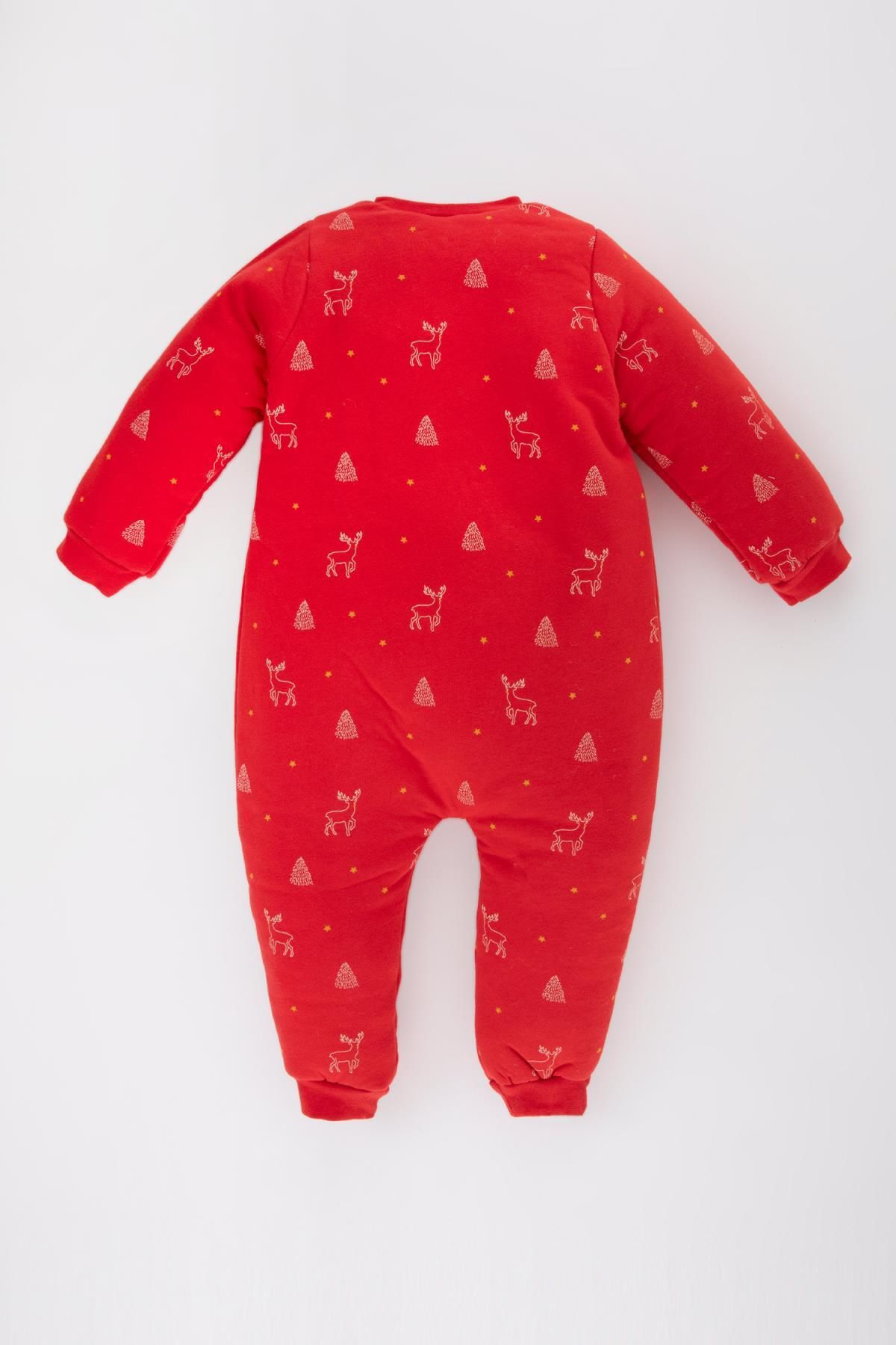 Red cotton jumpsuit clearance
