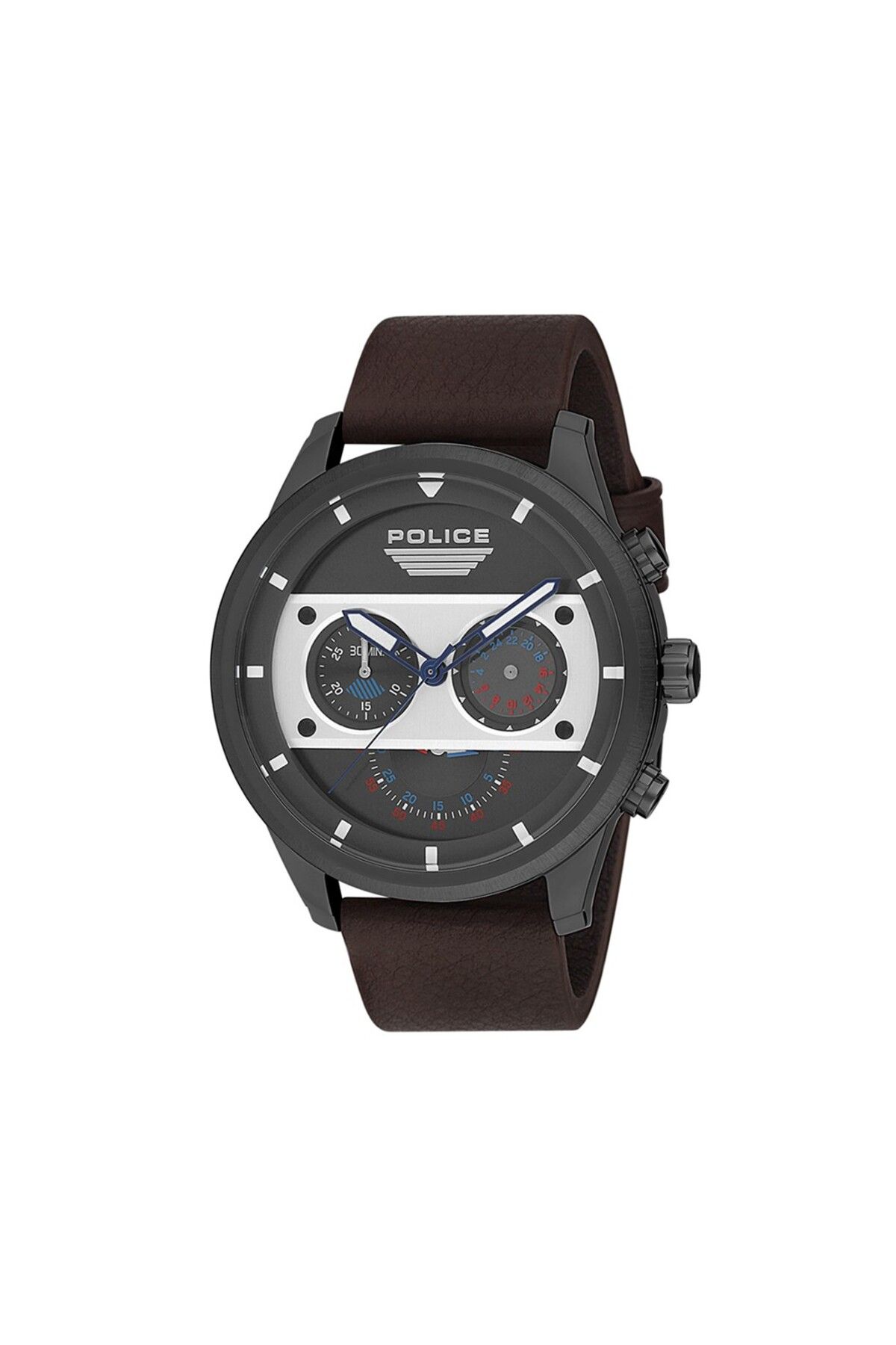 Police clearance watch white