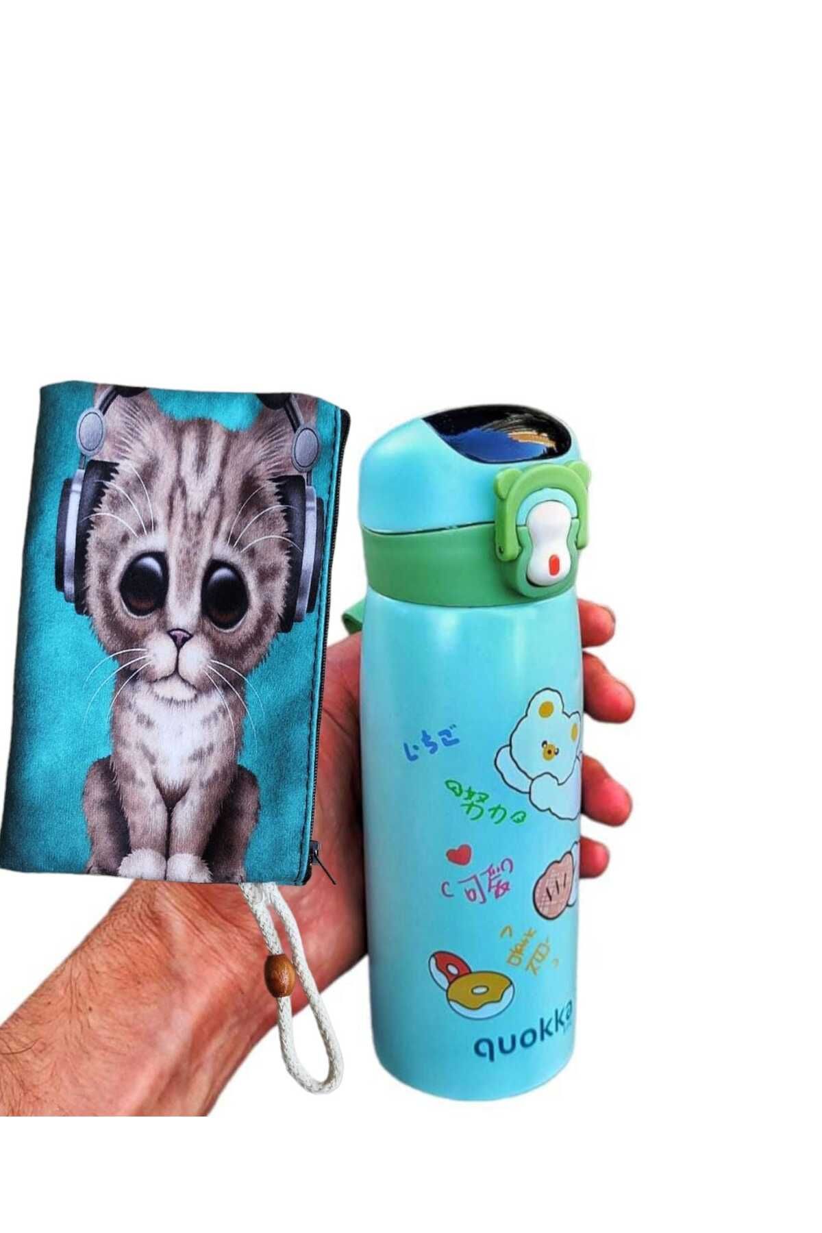 Taros Quakko Digital Graded Steel Thermos flask water bottle Pen